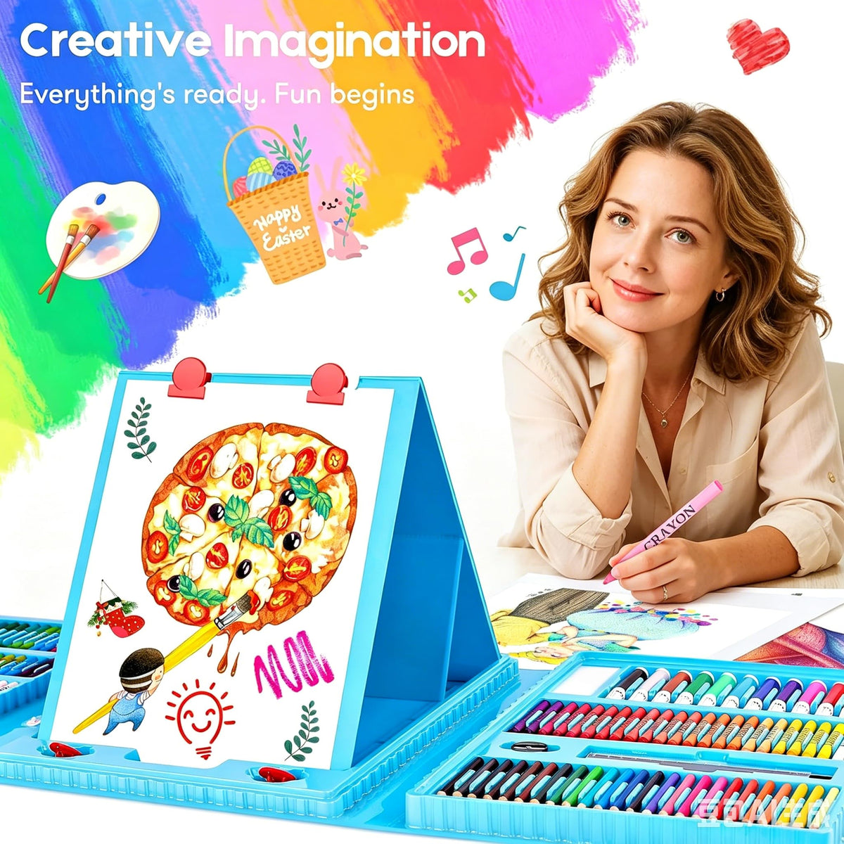 iBayam Art Kit, 251-Pack Art Supplies Drawing Kits, Arts & Crafts Gifts Box