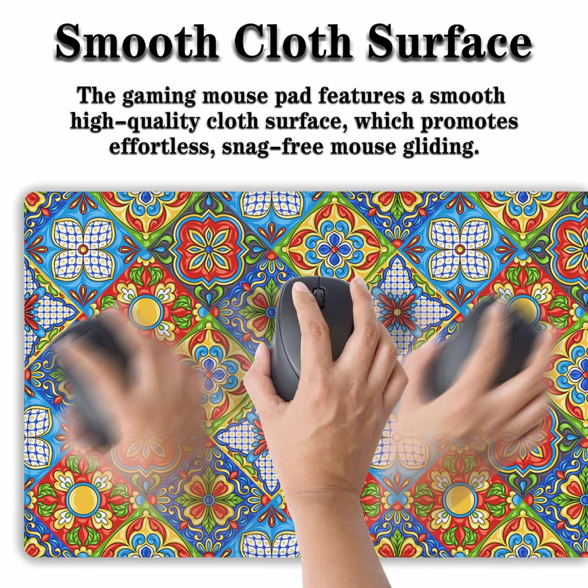 Samgula Extra Large Mouse Pads Gold Pad for Mouse Gaming Mousepad Computer Mat Large Mouse Mat