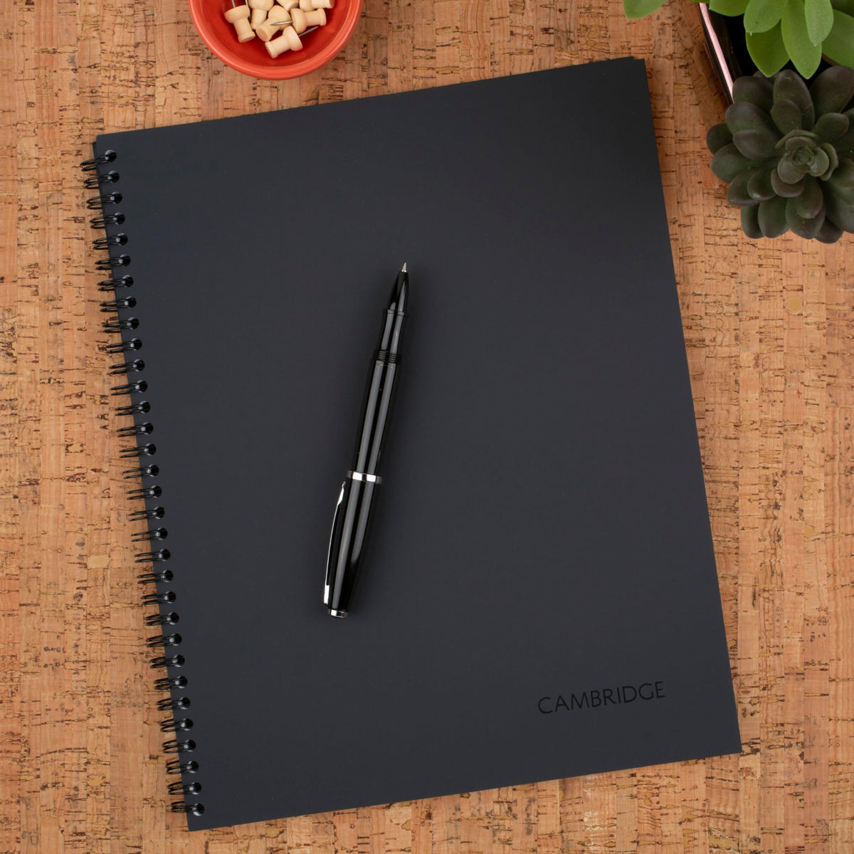 Cambridge Limited Business Notebook, Legal Ruled Paper, 8-1/4" x 11", 80 Sheets, Flexible Soft