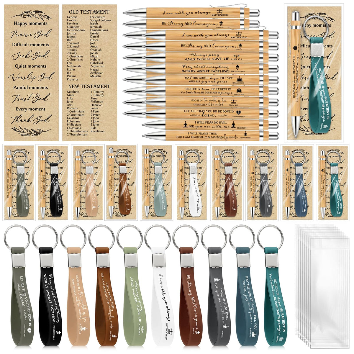 Gueevin 40 Sets Christian Party Favors Gifts Bulk Church,Blessing