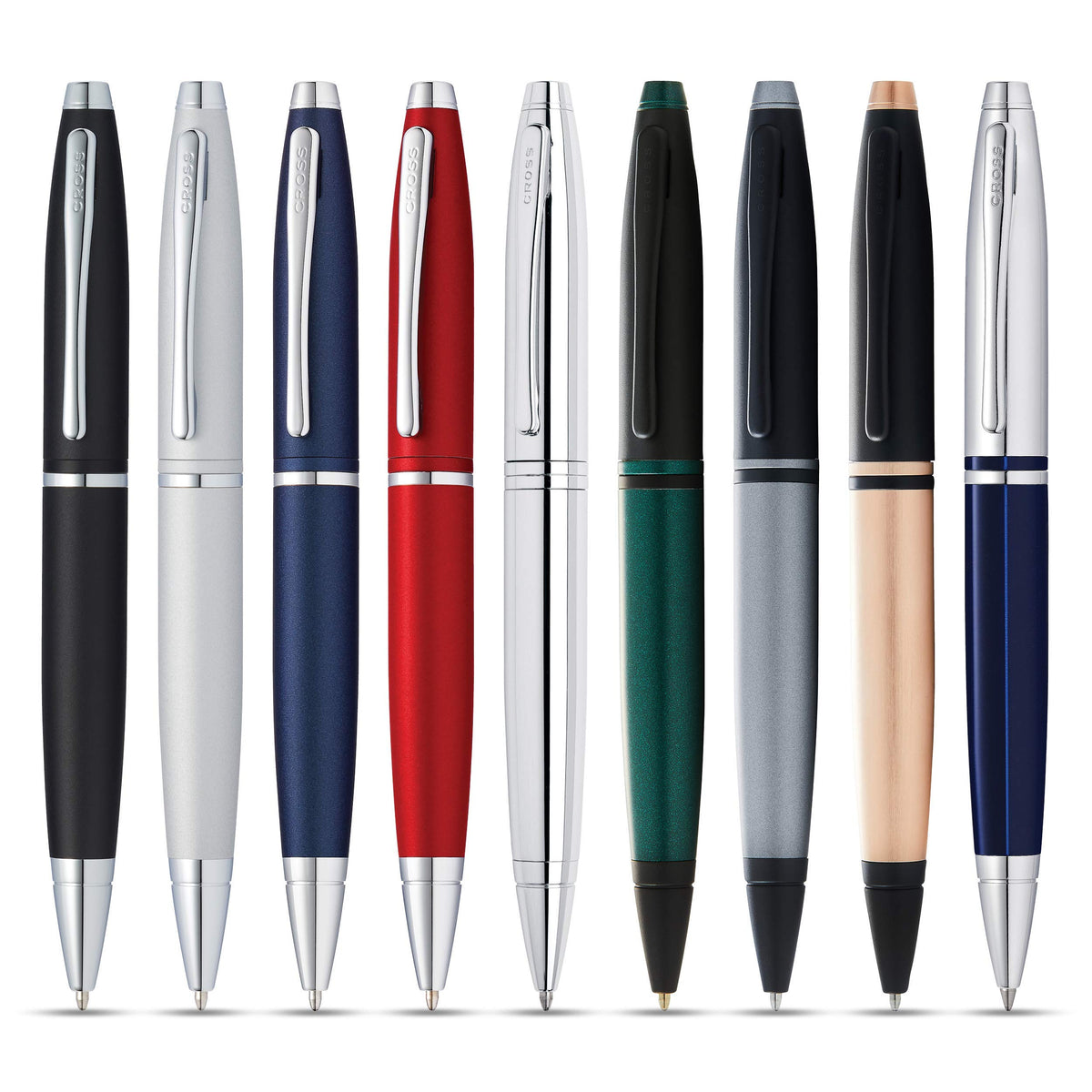 Cross Calais Ballpoint Pen, Matte Green & Black, Medium Point, Black Ink