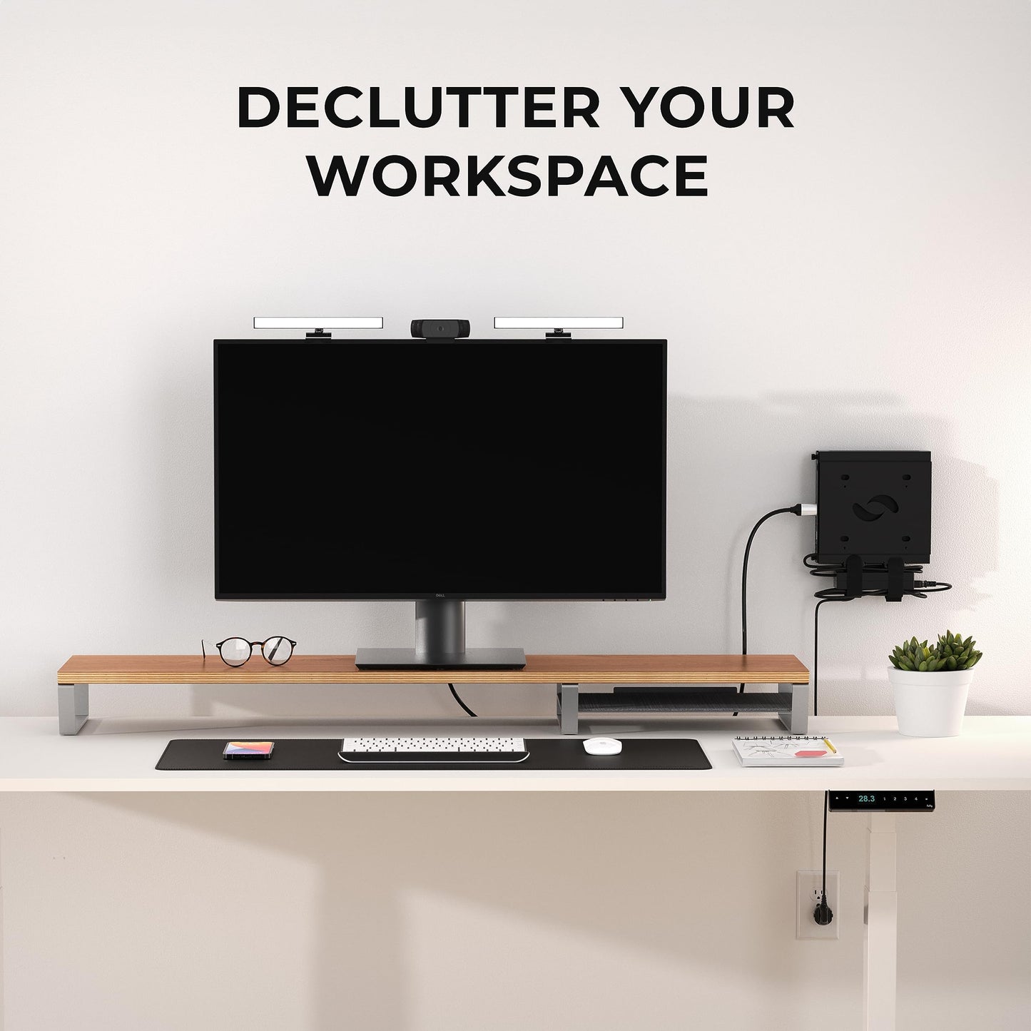 HumanCentric VESA Mount for Lenovo ThinkCentre Tiny - Behind Monitor