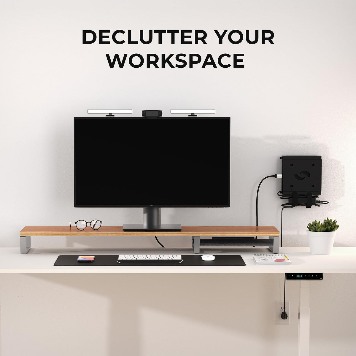 HumanCentric VESA Mount for Lenovo ThinkCentre Tiny - Behind Monitor