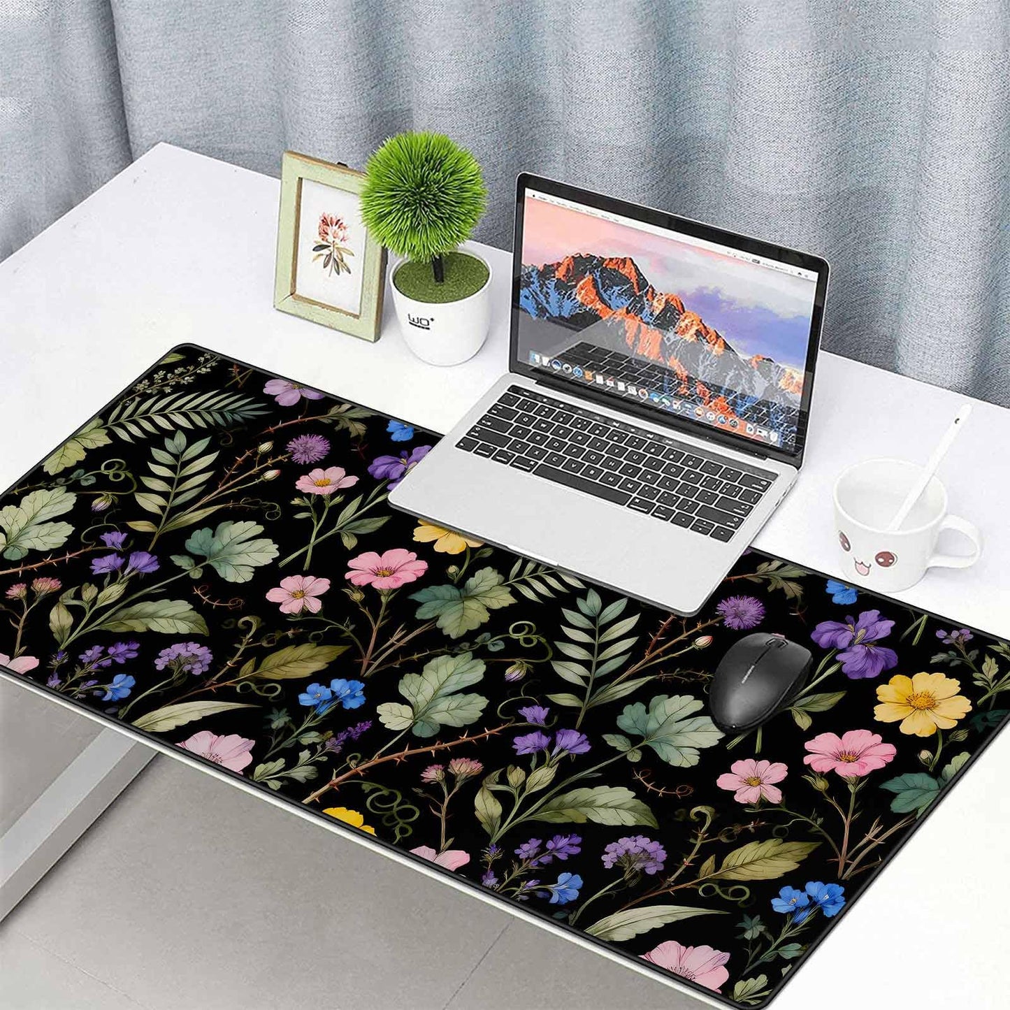 Anpollo Large Computer Gaming Mouse Pad,XXL Gaming Desk Mat with Non-Slip Rubber Base, Stitched