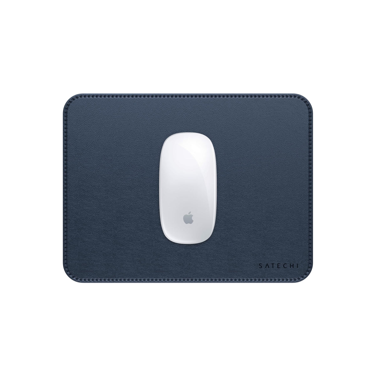 Satechi Vegan-Leather Mouse Pad, Reversible Design, Ergonomic, Blue