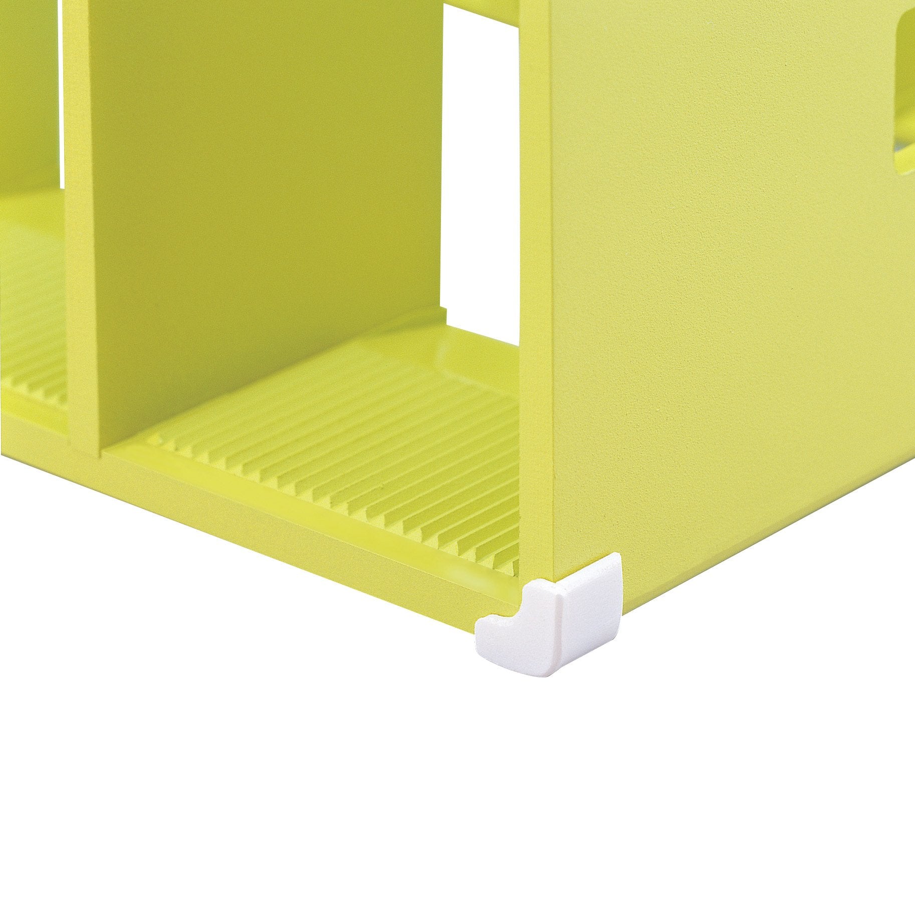 Lihit Lab A7321-6 Divider Rack, L, Yellow-Green