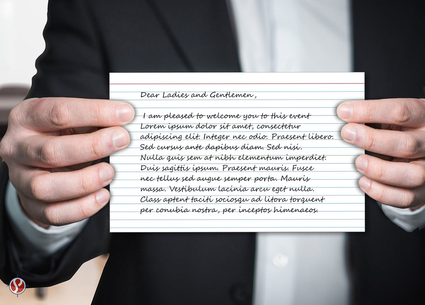 Ruled Index Cards, On 100lb. Heavyweight Thick White Cover Stock. "100 per pack" (3 x 5)