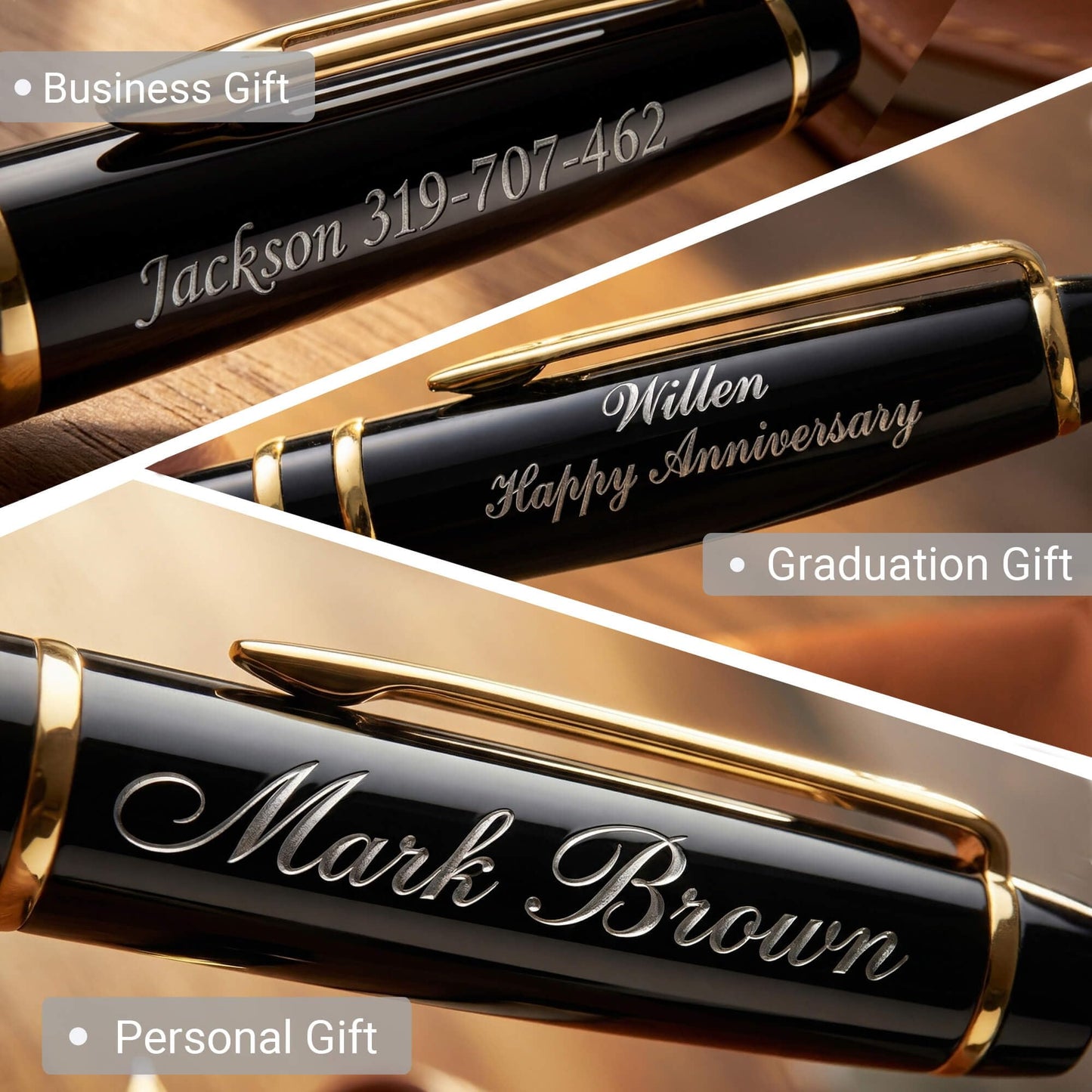 Yastar Custom Ballpoint Pen Gift for Business Men/Women/Friends Groomsman