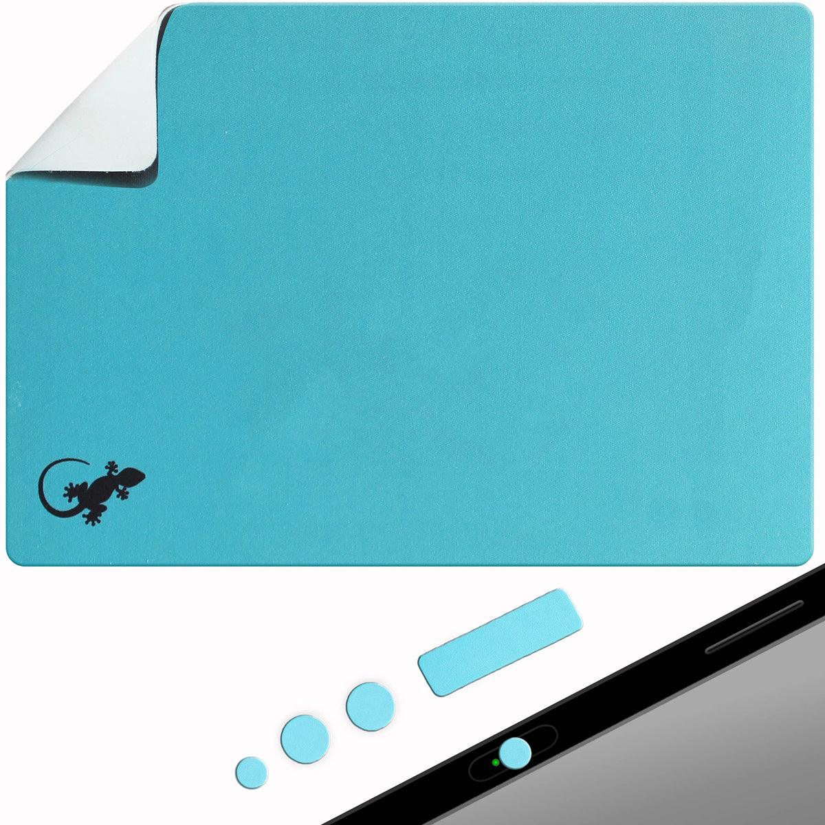 Mouse Pad Adhesive Bottom - Peel and Sticks to Any Surface - Travel Large Size - Portable (XL