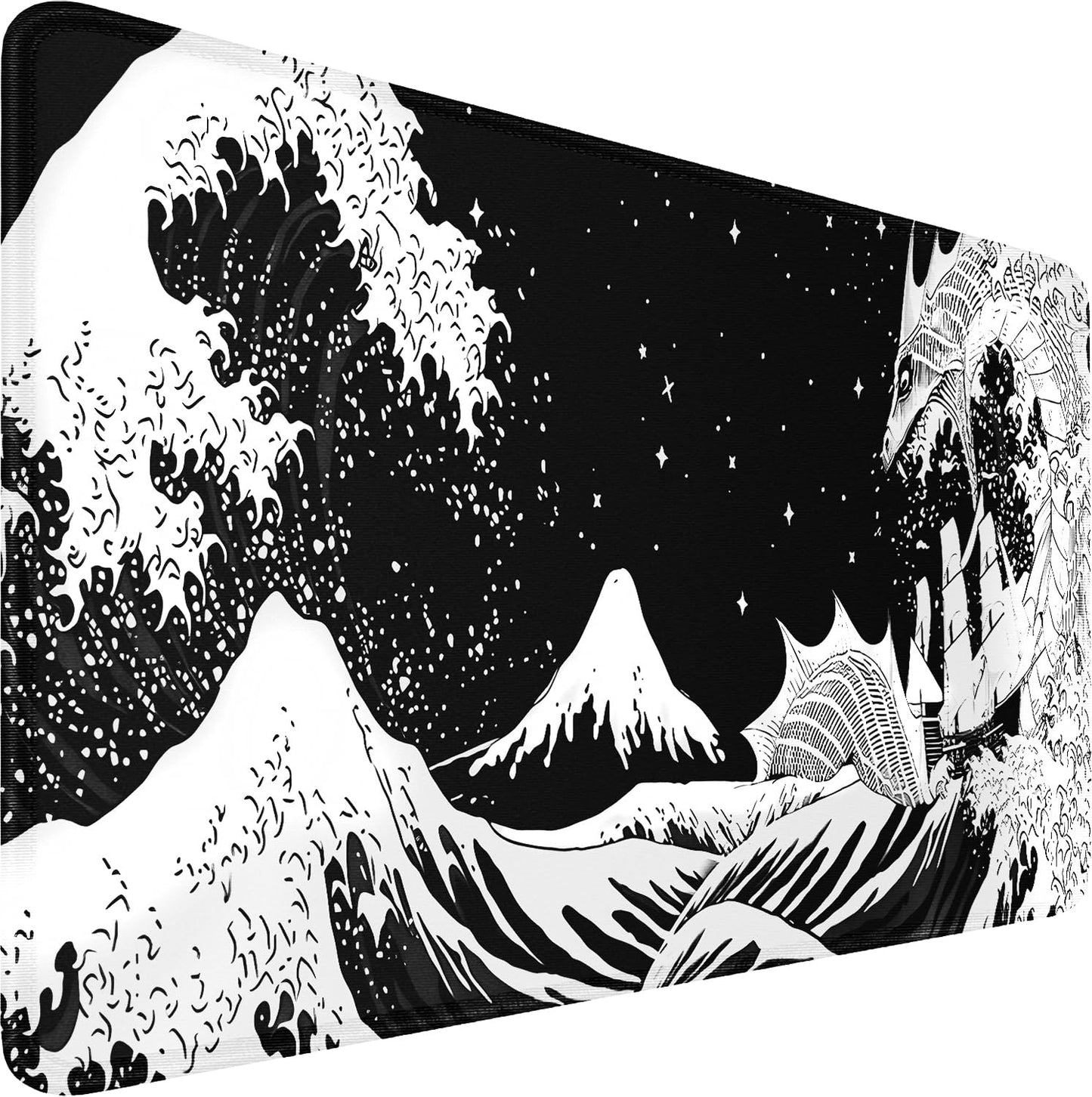 Gaming Mouse Pad, 31.5x15.7 inch Large Extended Computer Keyboard Mouse Mat, Water Resist Non-Slip