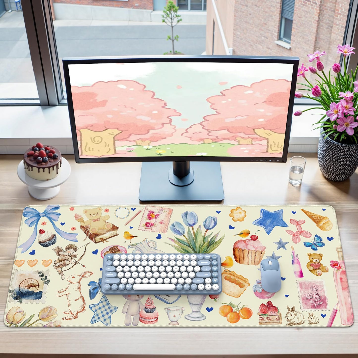iCasso Large Mouse Pad, Desk Pad Mat,Office Mat for Desktop Protector