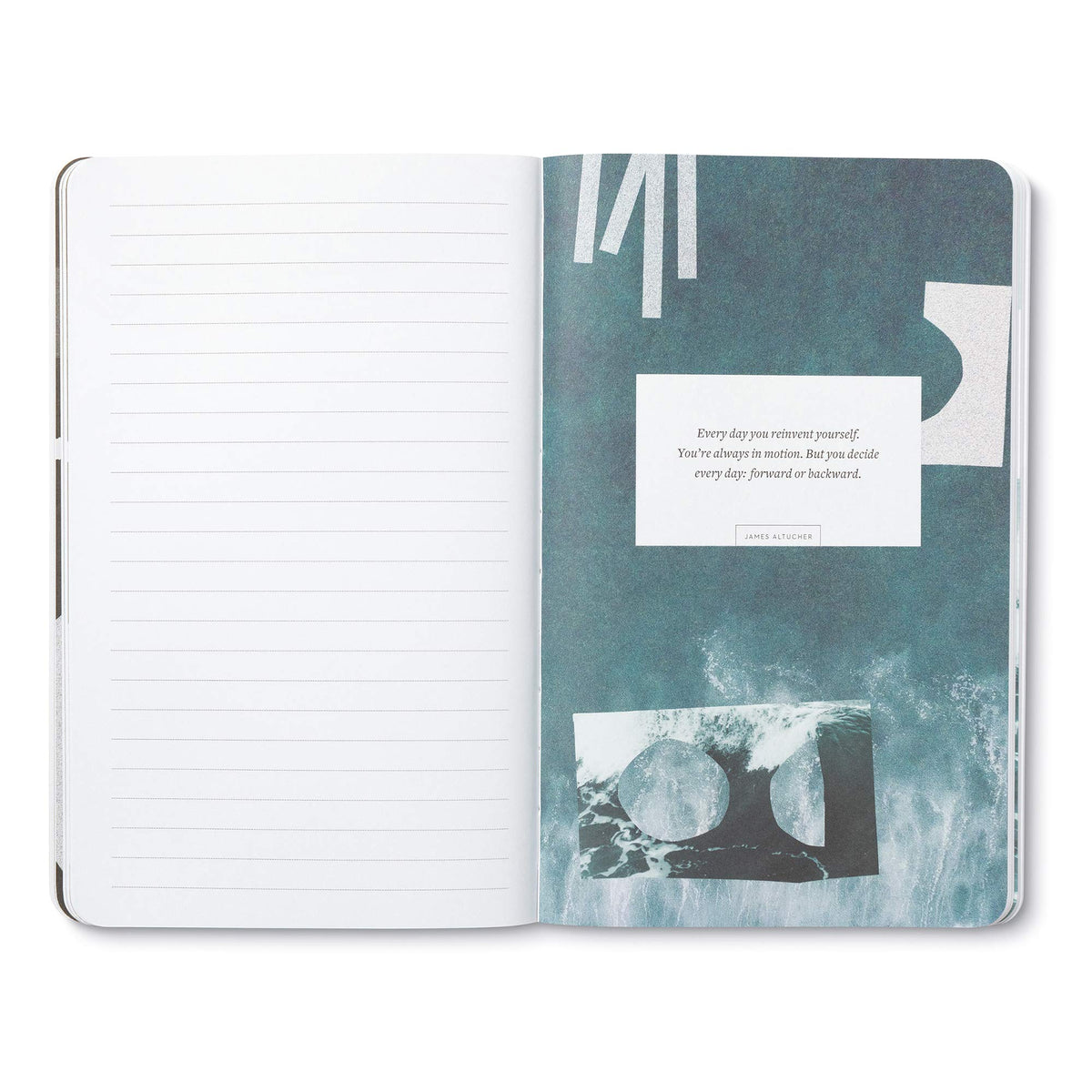 Compendium Softcover Journal - To exist is to change… to go on creating oneself endlessly. – A