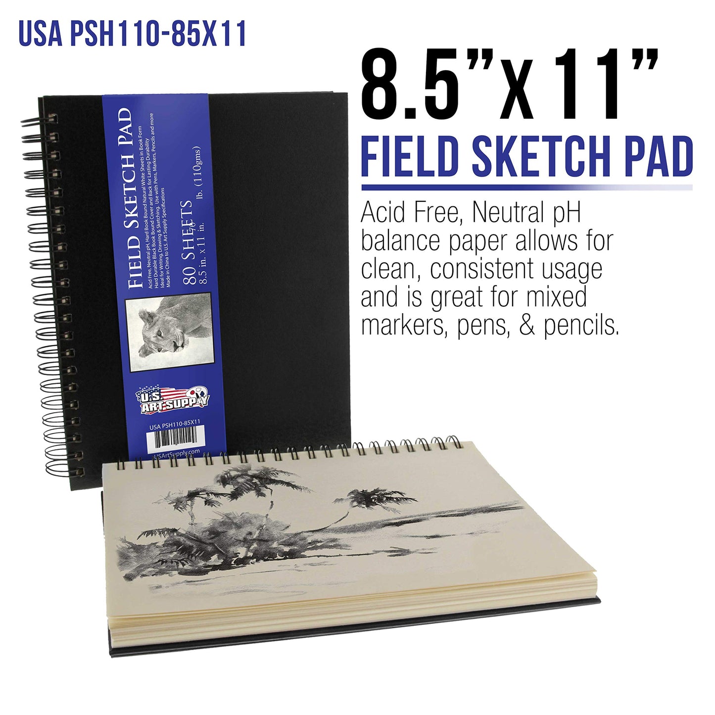 U.S. Art Supply Artist Essentials 20-Piece Artist Drawing Set