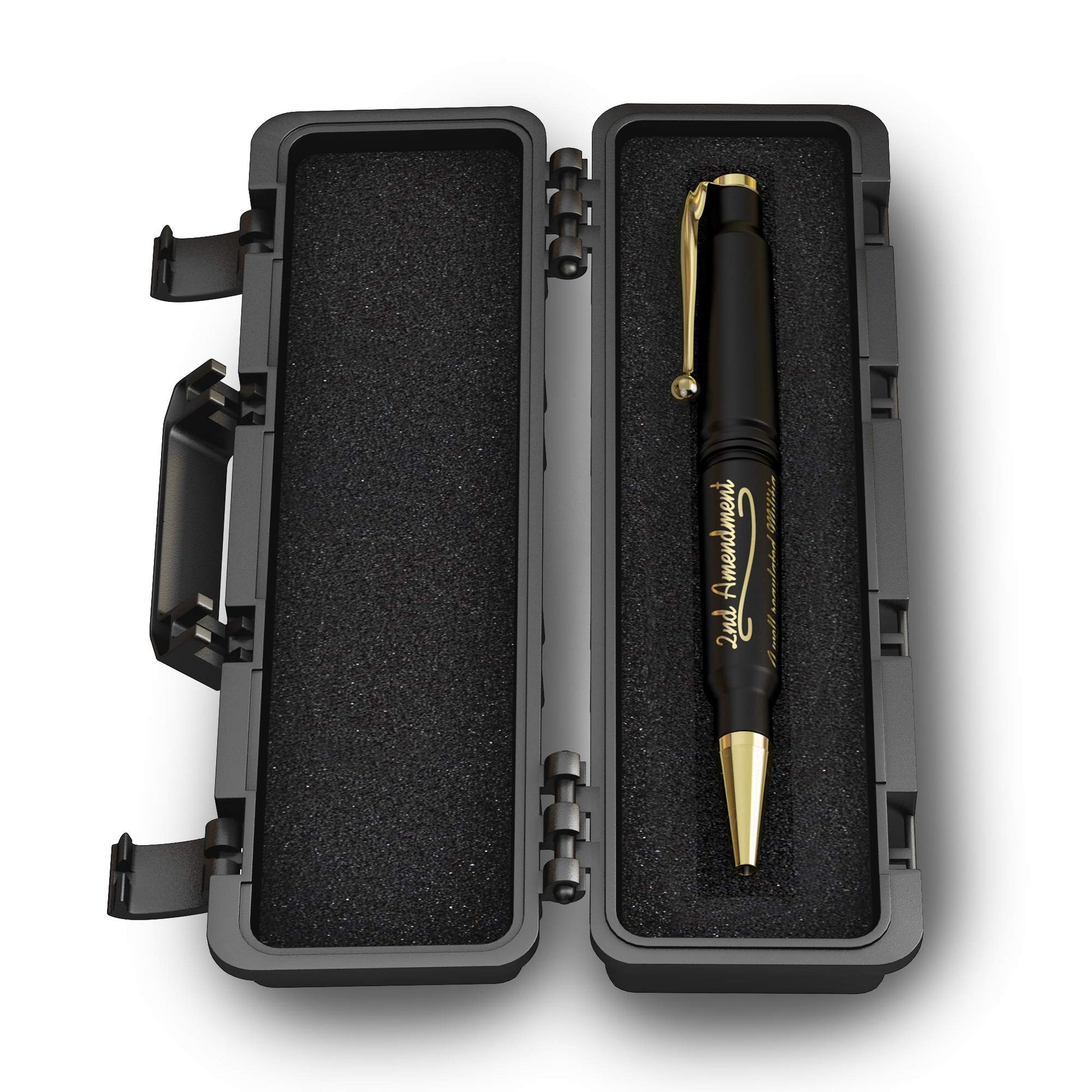 .308 Real Authentic Brass Casing Refillable Twist Pen - Tactical Gift Box - 2nd Amendment