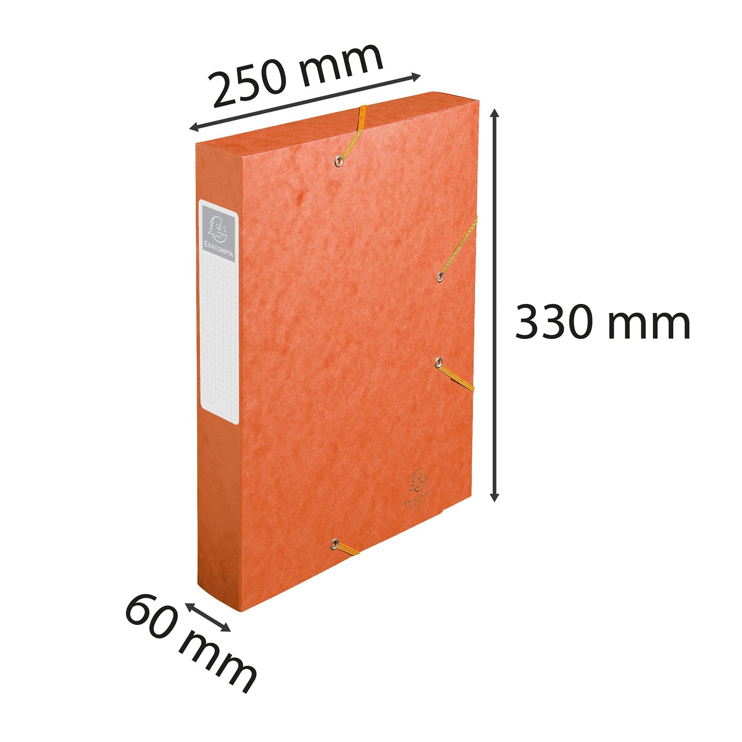 Exacompta - Ref 16017H - Cartobox Pressboard Filing Box - 25 x 33cm, Suitable for A4+ Documents
