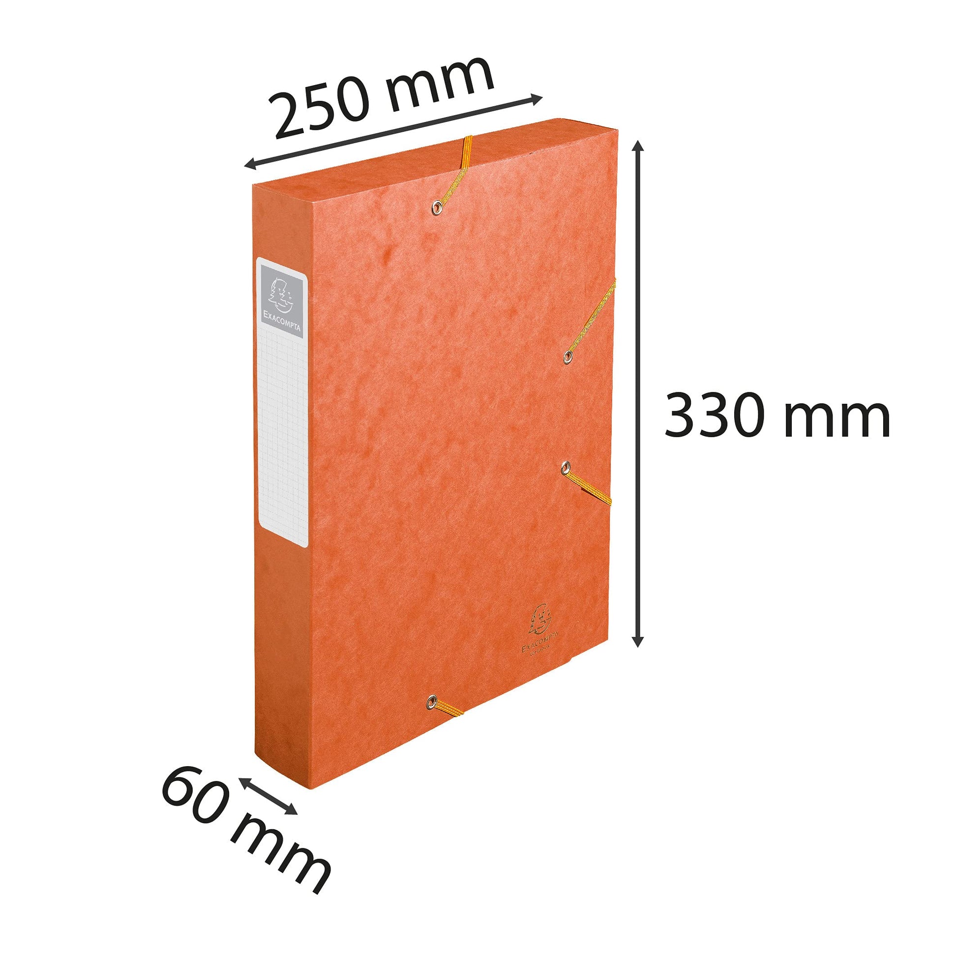 Exacompta - Ref 16017H - Cartobox Pressboard Filing Box - 25 x 33cm, Suitable for A4+ Documents