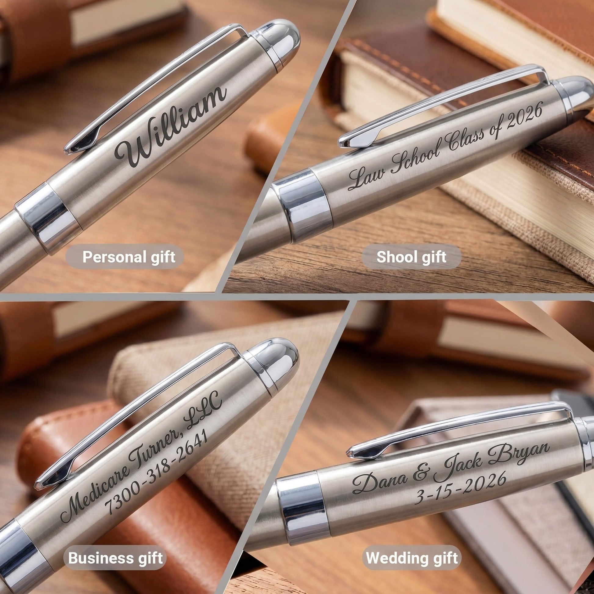 Personalized Business Pens - Custom Your Name or Message, Nice Gift pens