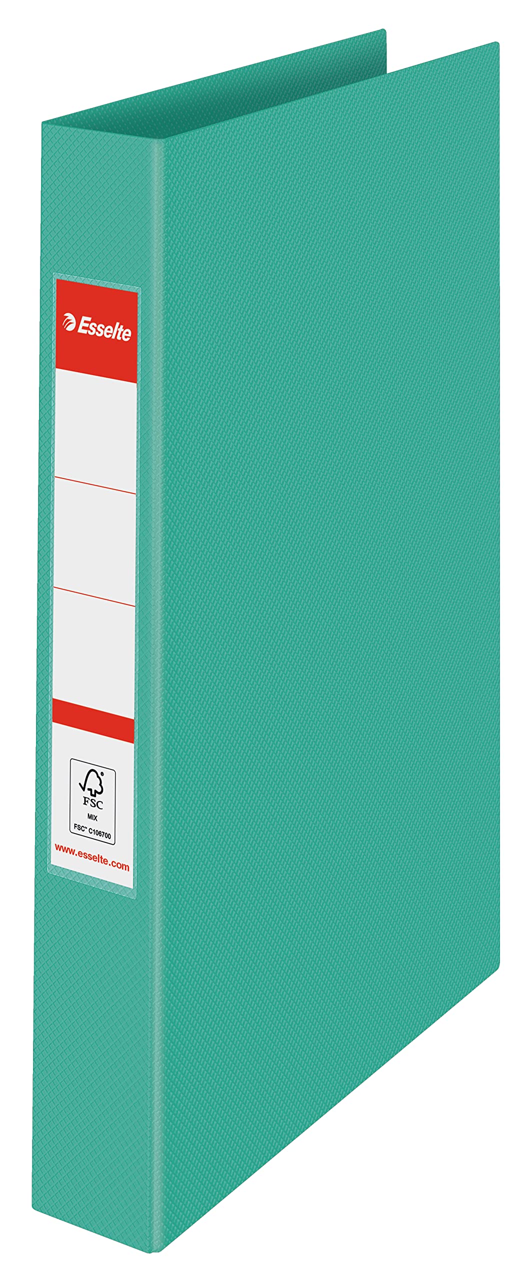 Esselte Ring Binder, 190 Sheet Capacity, 42mm Spine, 2 Ring A4 Folder, Hard Cover File, Home/Office