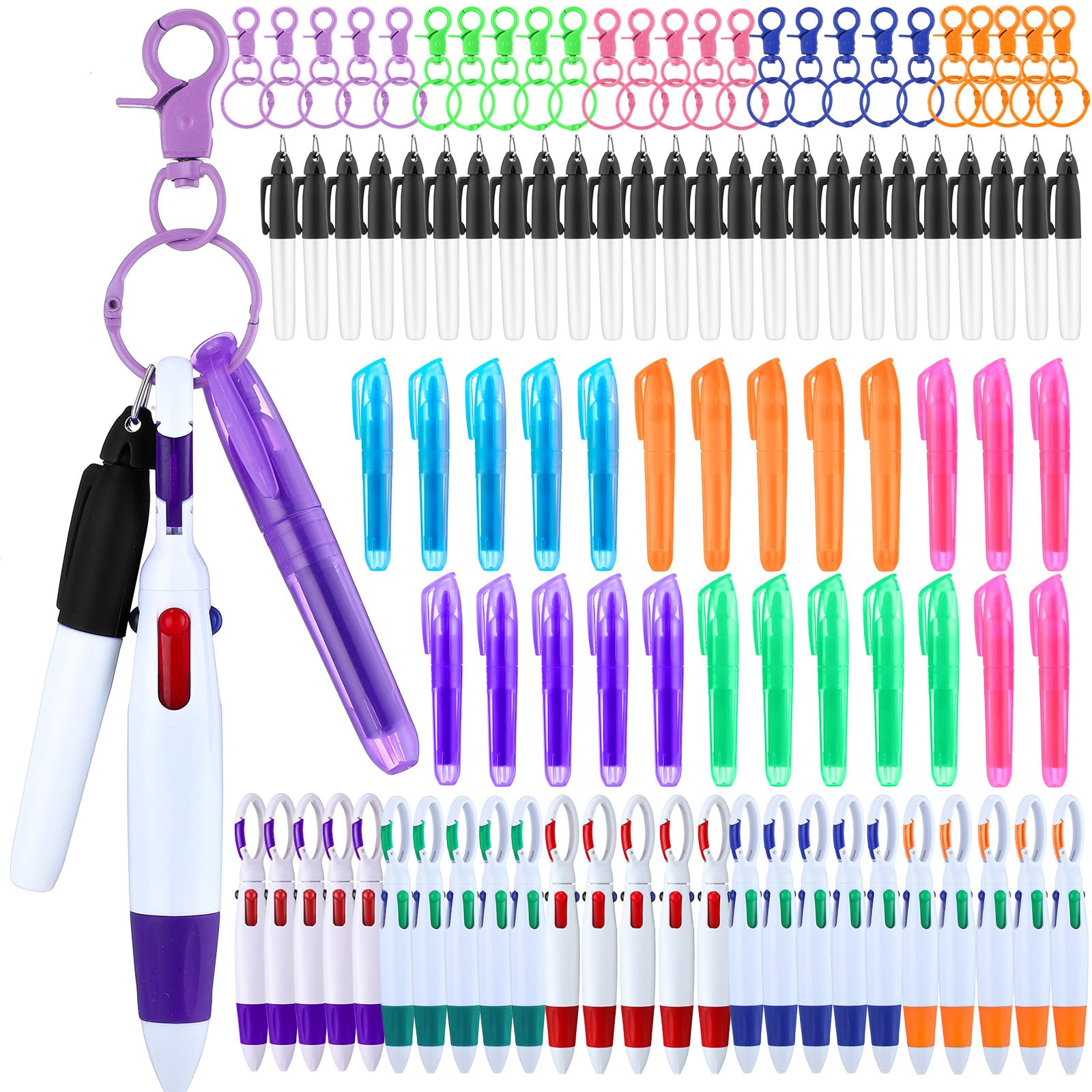 Sherr 100 Pcs Nurse Pen Set, Badge Reel Accessories Gift, Many Colors