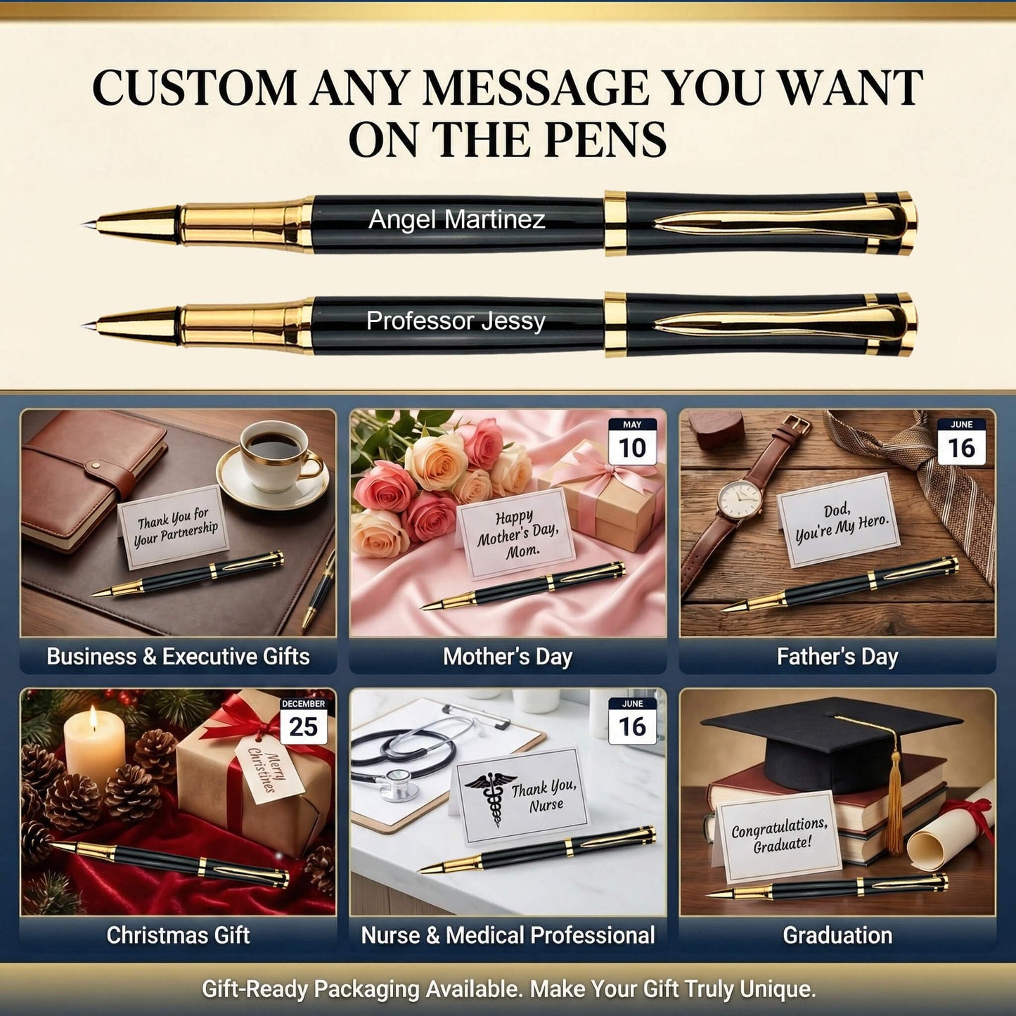 Yastar Custom Office Pen Souvenir Gift for Colleague Friends Business Nurse