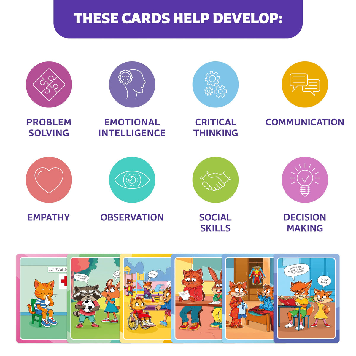 Who What Why Mega Pack Conversation Cards, Speech Therapy Game, Ages 4+