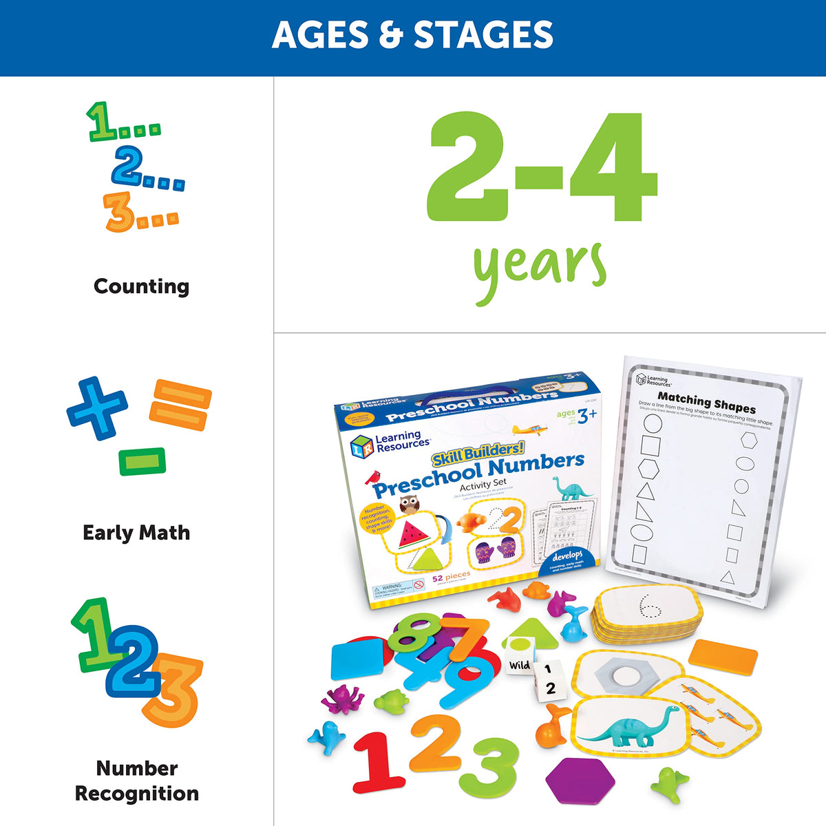 Learning Resources Skill Builders Preschool Numbers