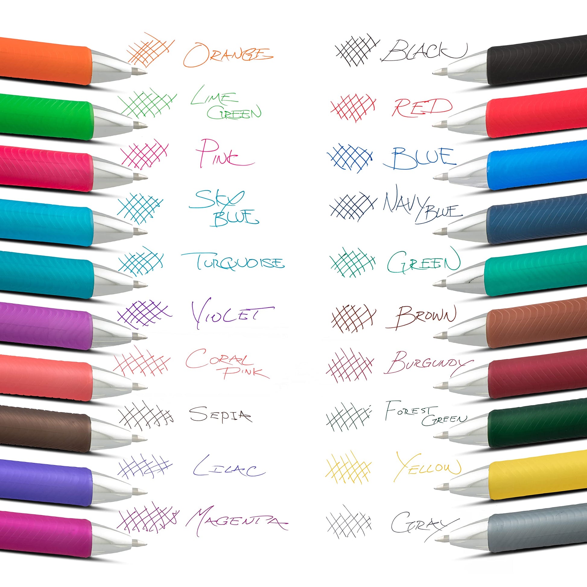 Pentel EnerGel RTX Retractable Liquid Gel Pen, (0.7mm), Medium Line, Metal Tip, Assorted Ink