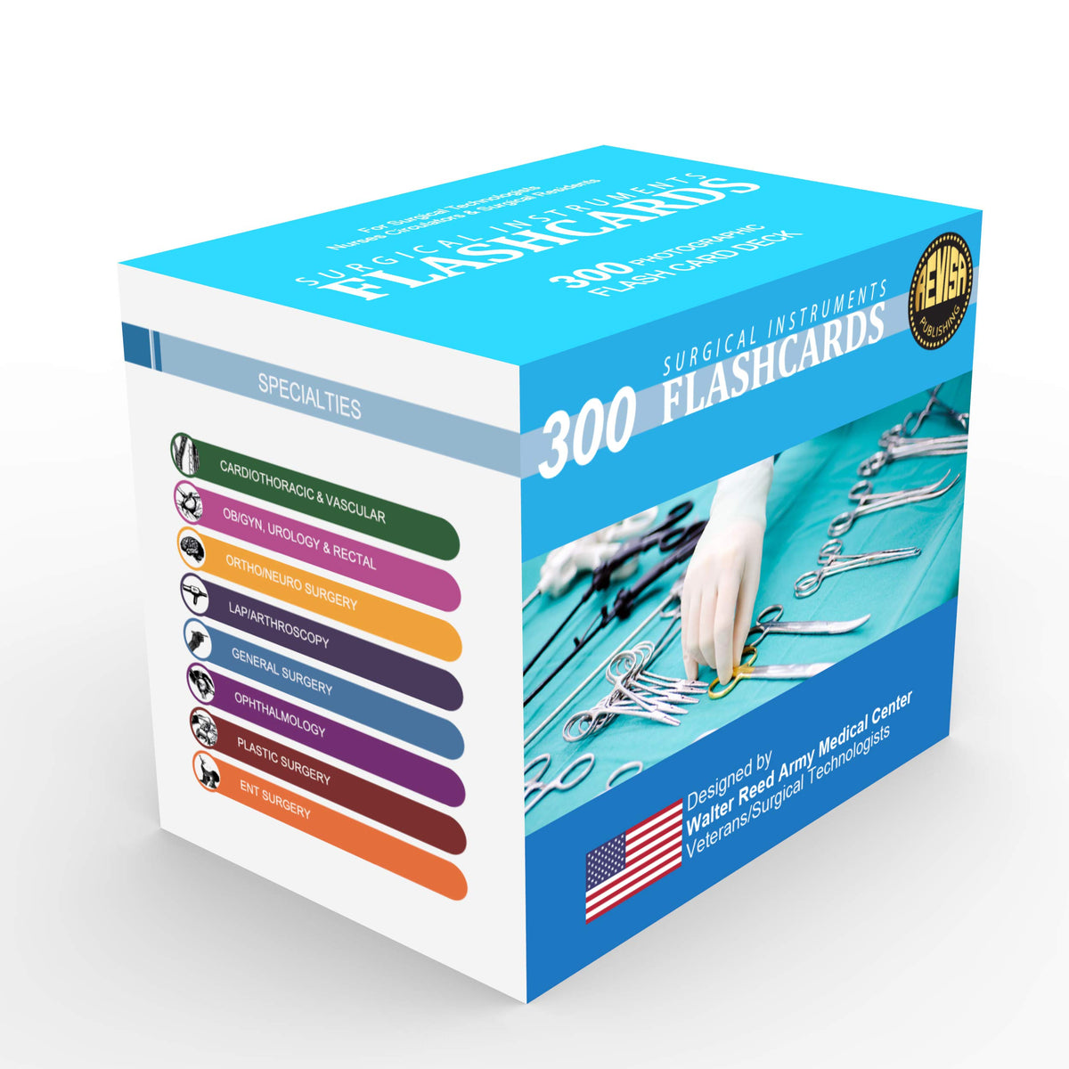 Surgical Instrumentation Flash Cards for Technologists Exam, Medical Students, Operating Room