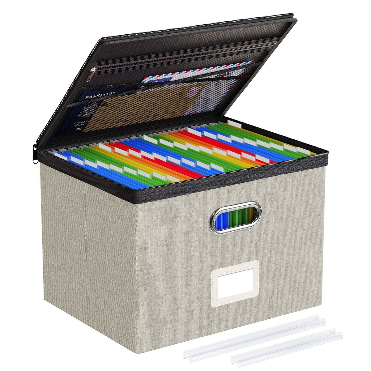 Oterri File Box Large 1-Pack Hanging Organizer for Letter/Legal-Size Folder