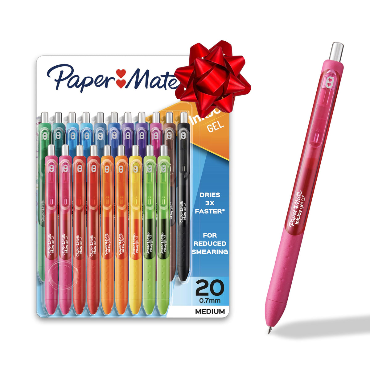 Paper Mate InkJoy Gel Pens, Medium Point (0.7mm), Assorted Colors, 60 Count - Back to School