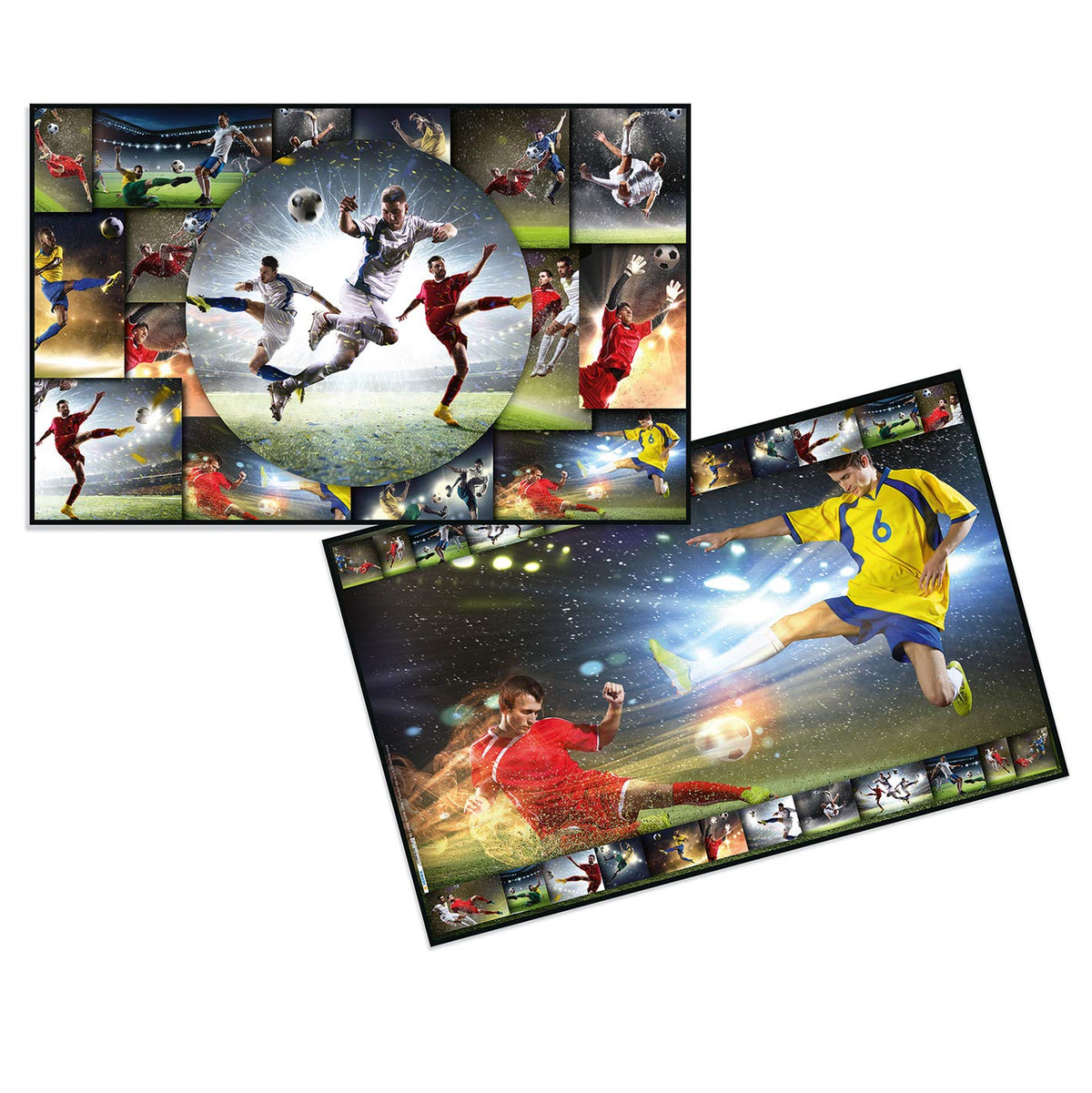 Herma 19378 Desk Mat Non-Slip (55 x 35 cm/Dogs, Motif On Both Sides, for Children 1 Mat Football