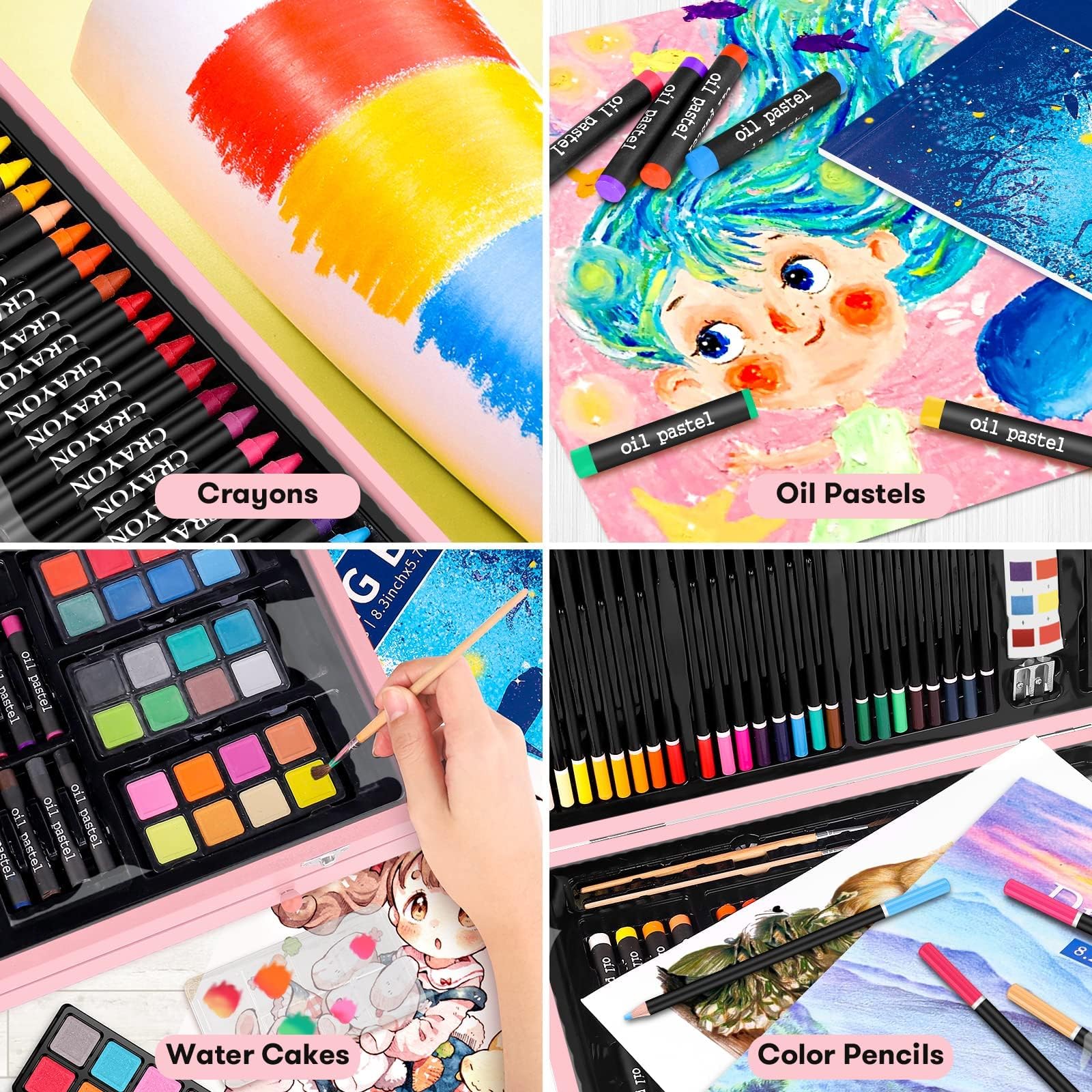 iBayam Pink Art Supplies, Gifts Kids Teen Girls Trendy Stuff 6-16 Year Old