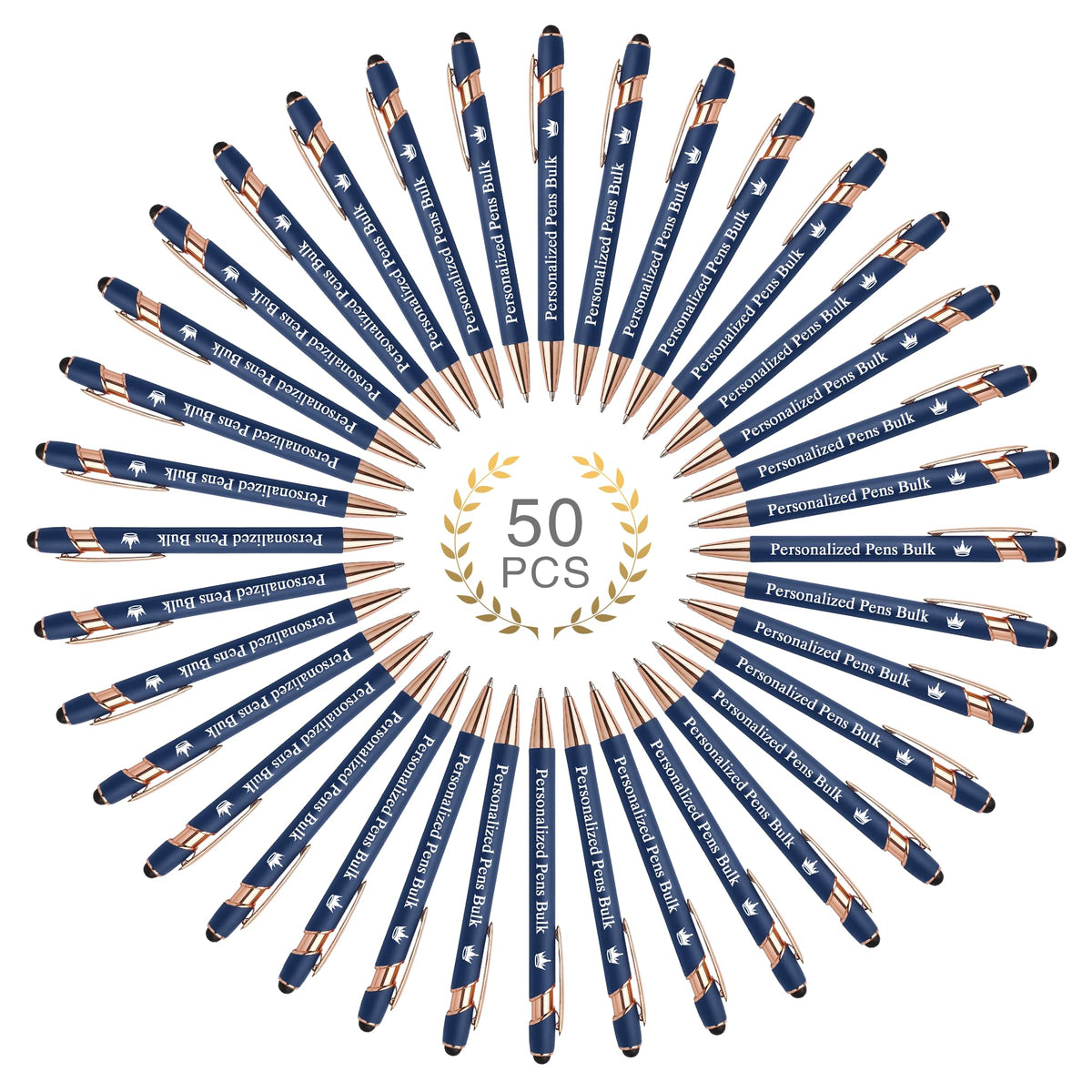 WNNNS Bulk Custom Pens Personalized, Up to 3000 PCS Customized Pens with Name & Logo, Retractable