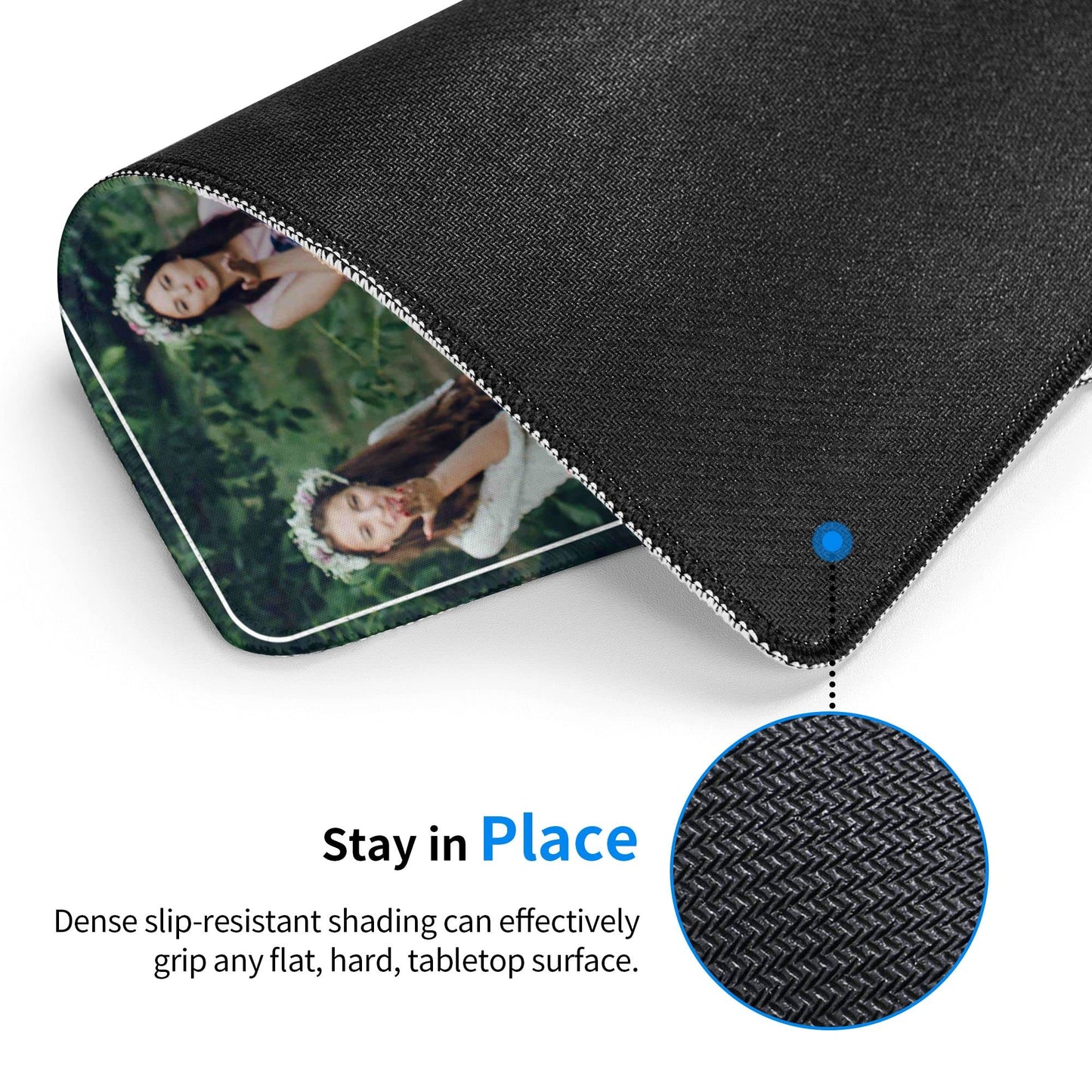 Custom Mouse Pad Personalized Photo Moues Pad with Your Image/Text for Office Gaming Computer Desk