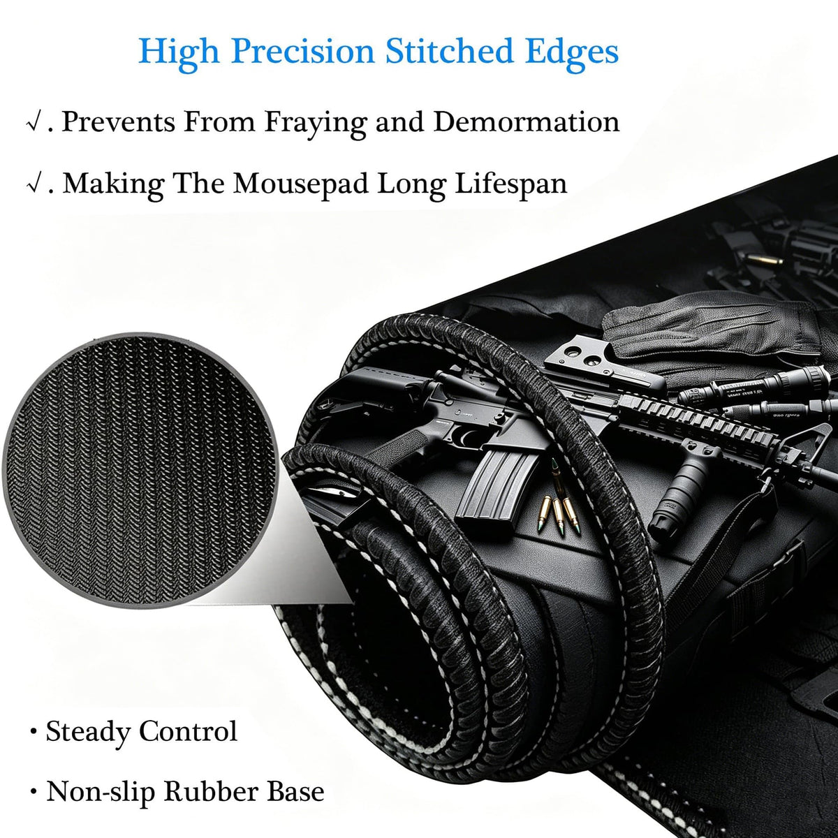 RTGGSEL 31.5x11.8 Inch Non-Slip Long Extended Large Gaming Mouse Pad with Stitched Edges XL Laptops