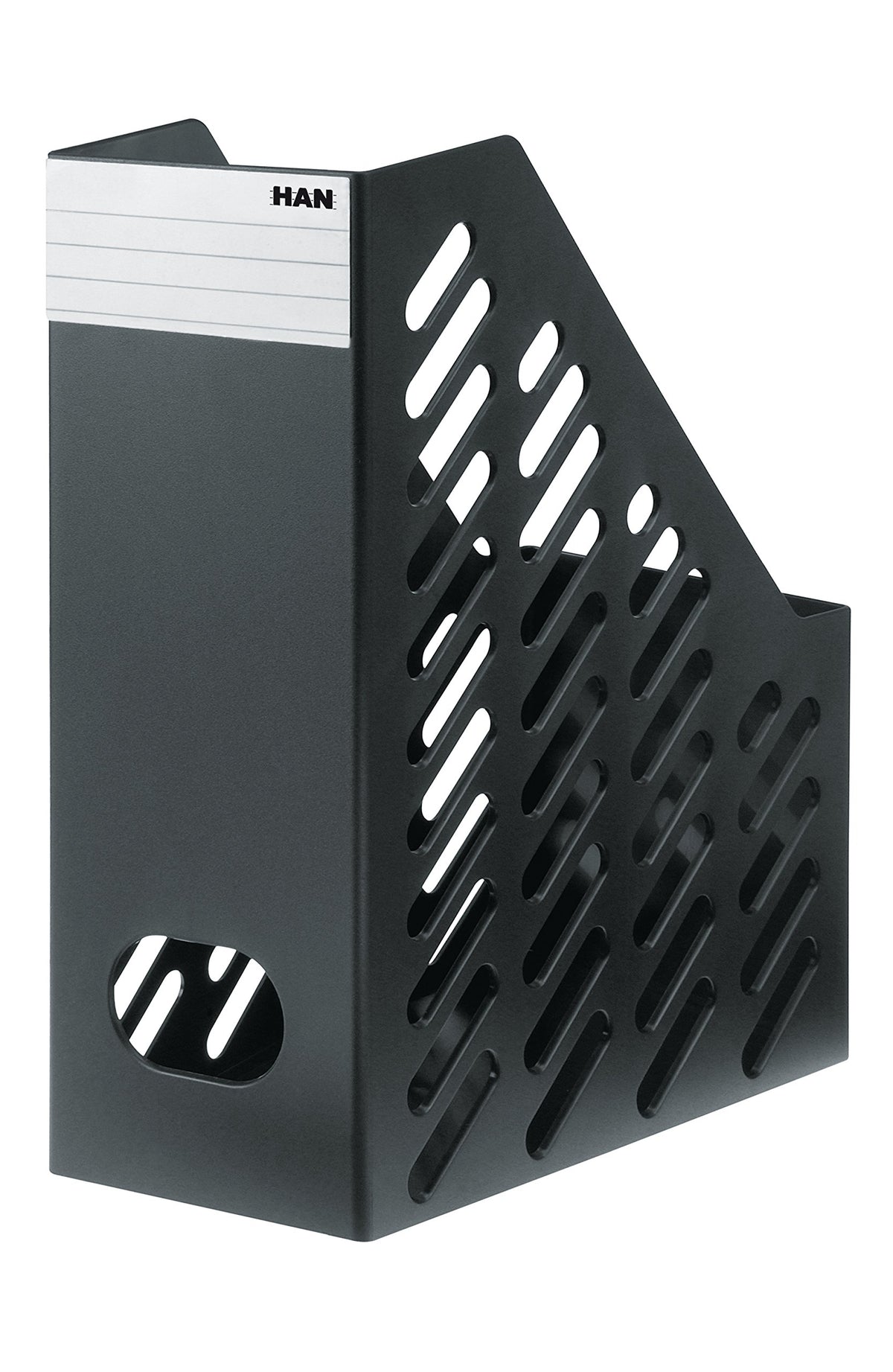 Han Klassik XXL 115 x 248 x 145/ 320mm C4 Size Magazine File with Label - Black