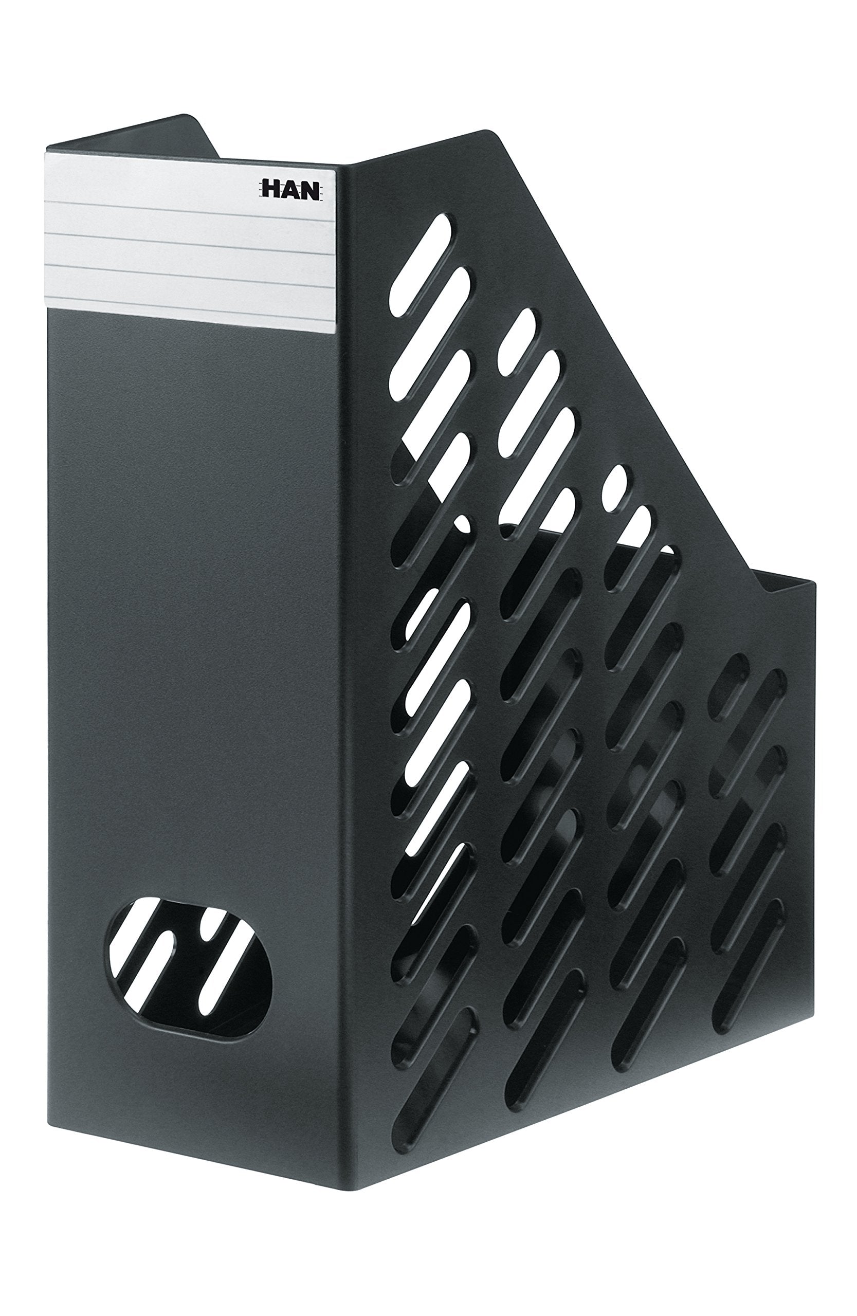 Han Klassik XXL 115 x 248 x 145/ 320mm C4 Size Magazine File with Label - Black