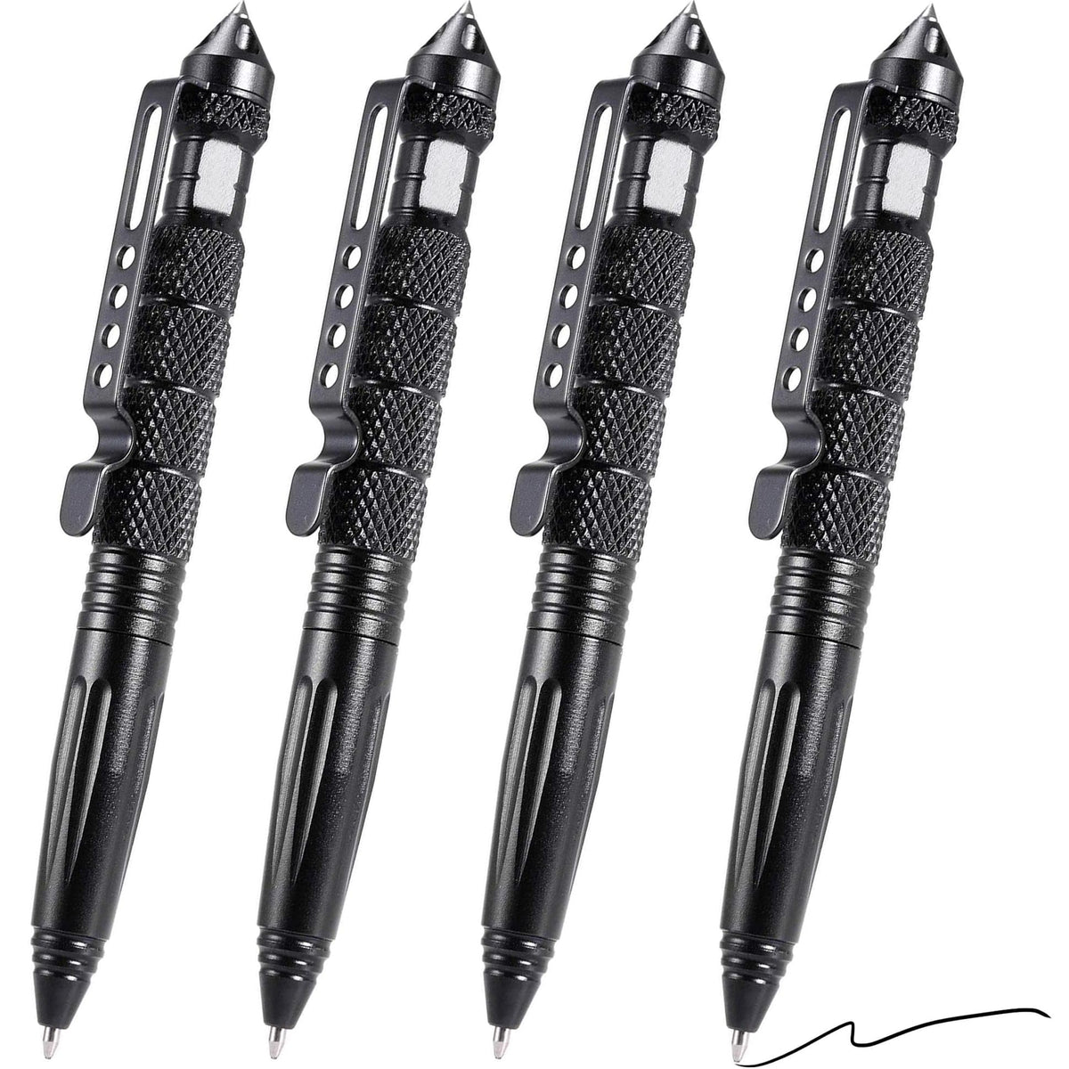 Lsqurel Tungsten Steel Tactical Pen with Glass Breaker