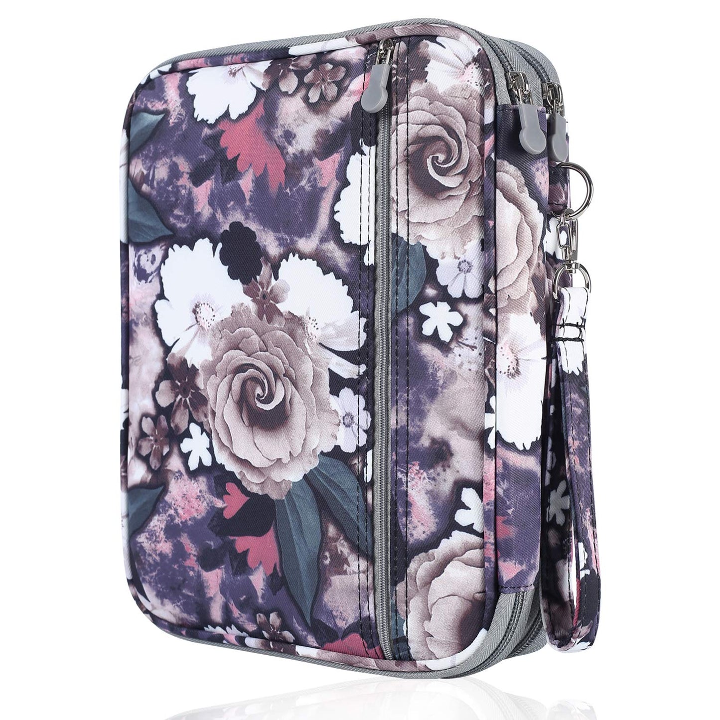 Shulaner Colored Pencil Case Slot Holds 192 Pencils or 144 Gel Pens with Zipper Closure Large