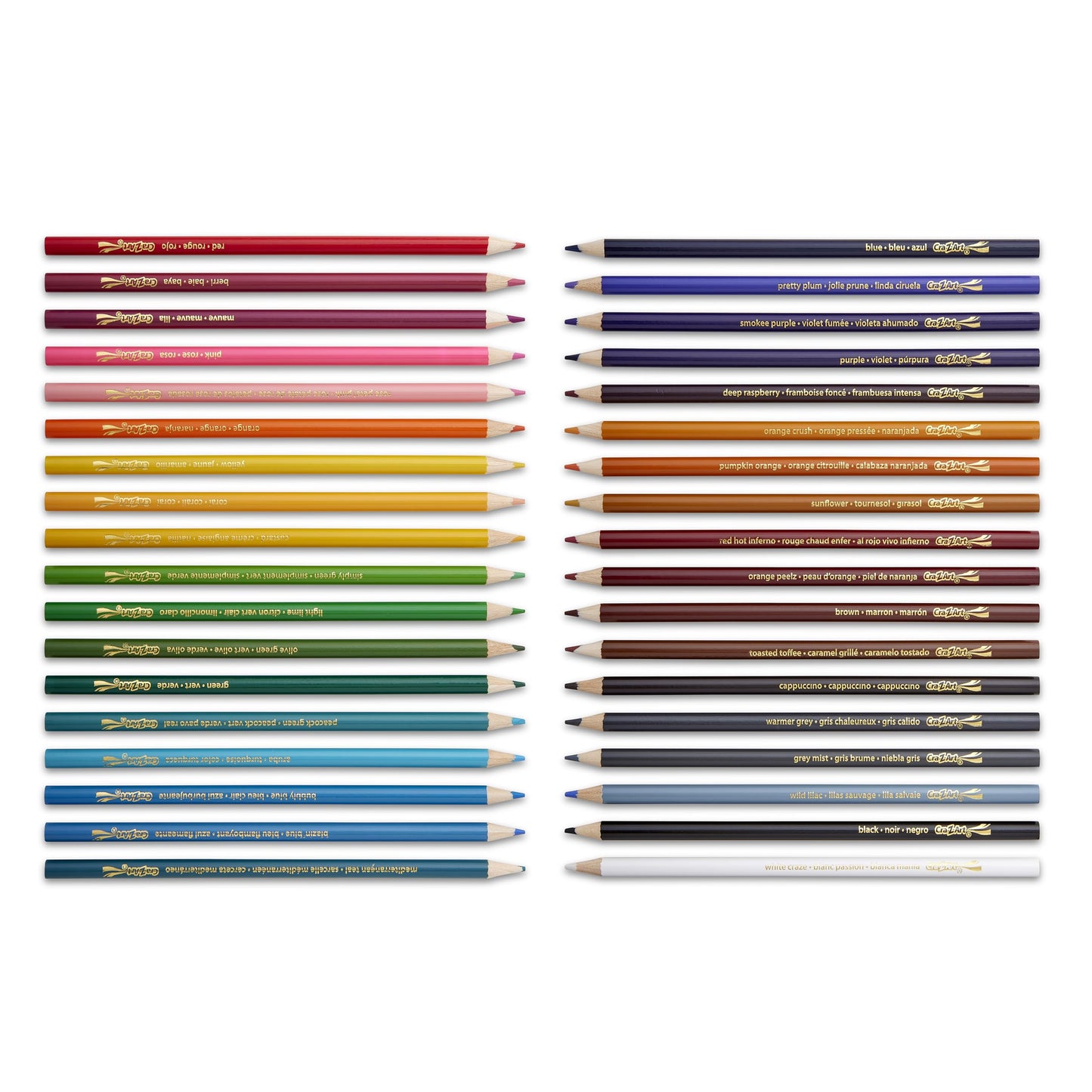 Cra-Z-Art Colored Pencils Bulk Pack, 10 Boxes of 24 ct Pre-Sharpened Pencils, Non-Toxic, Classroom