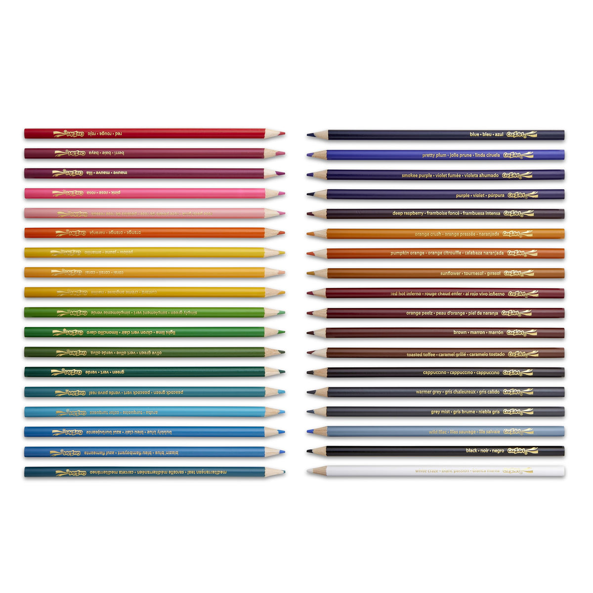 Cra-Z-Art Colored Pencils Bulk Pack, 10 Boxes of 24 ct Pre-Sharpened Pencils, Non-Toxic, Classroom