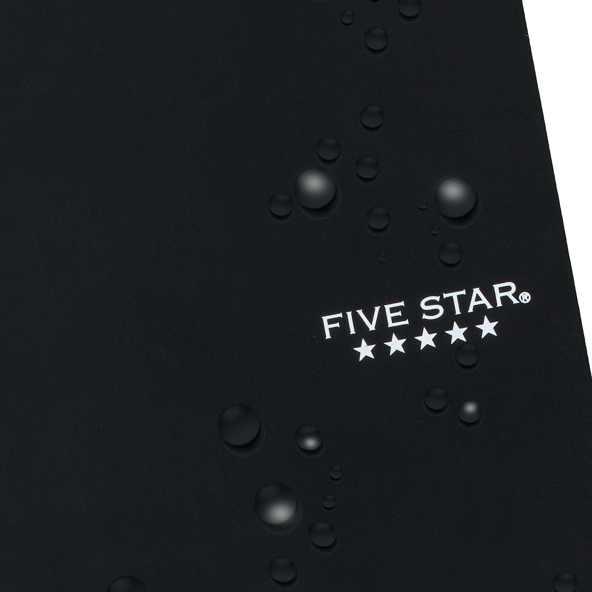 Five Star Small Spiral Notebook, 2 Subject, College Ruled Paper, 9-1/2" x 6", 100 Sheets, Black