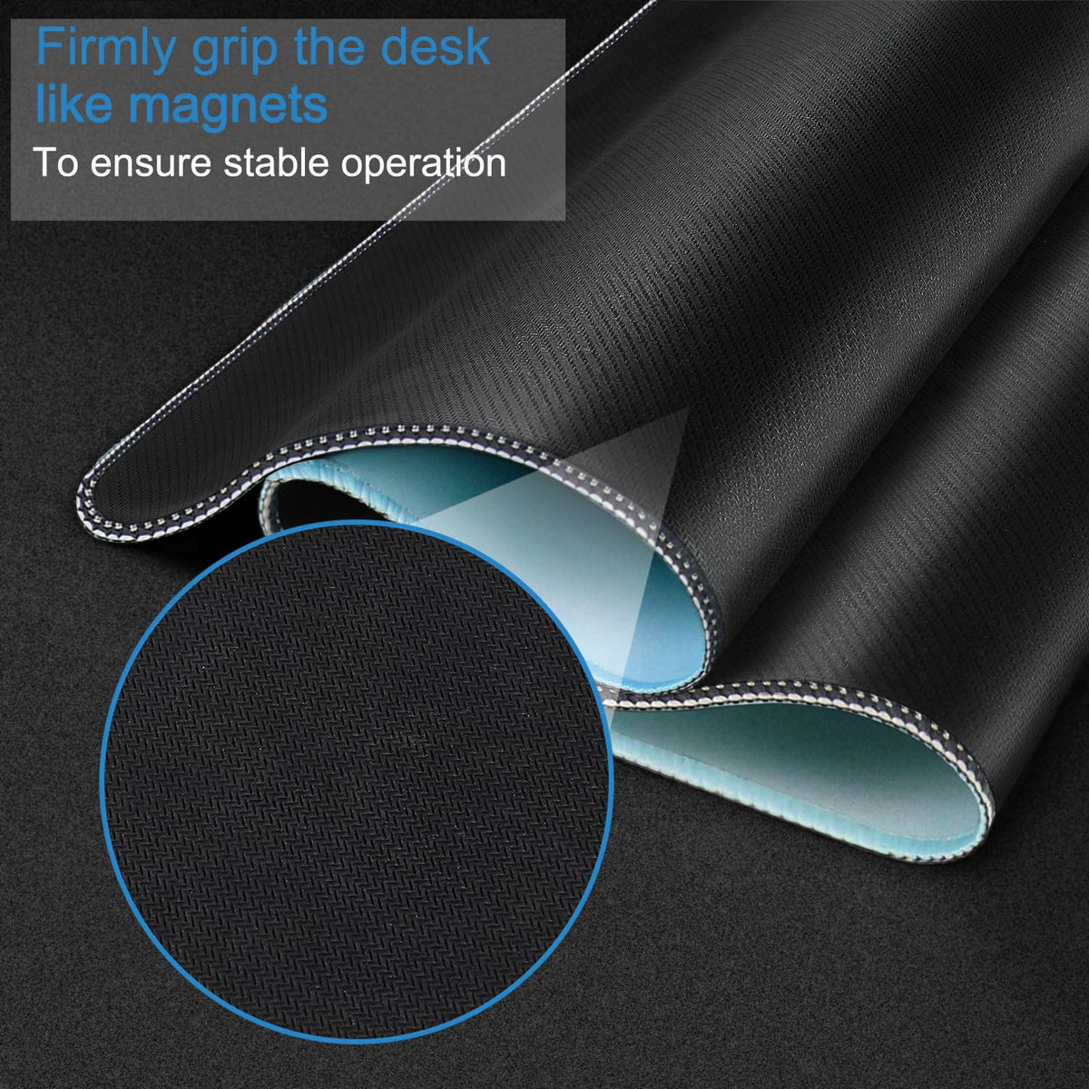 Extra Large Gaming Mouse Pad, Waterproof Mousepad with Stitched Edges