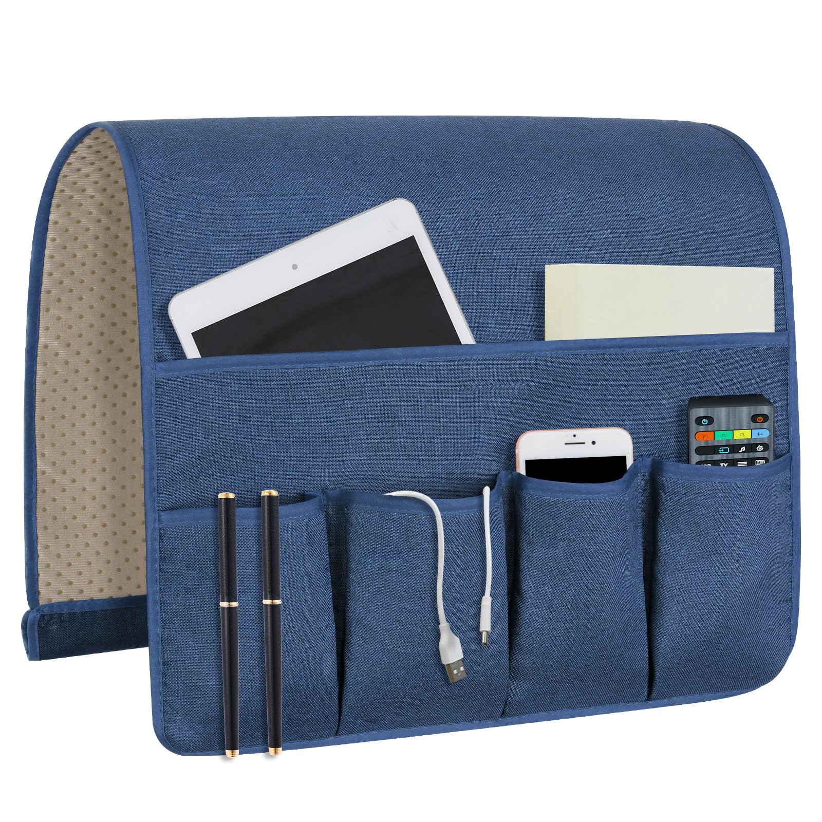 Remote Control Holders for Armchairs, Couch Caddy, Featuring Non-Slip Bases