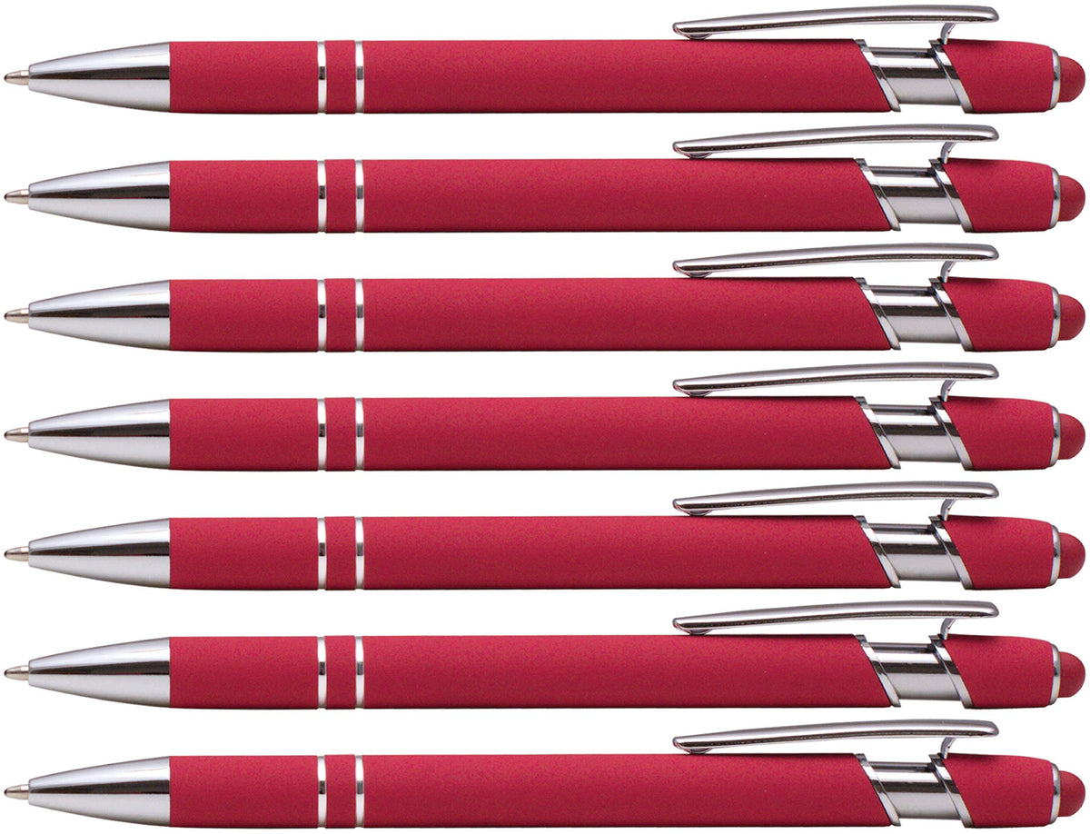 Express Pencils Rubberized Soft Touch | Burst of Color | Ballpoint Pen with Stylus Tip a stylish