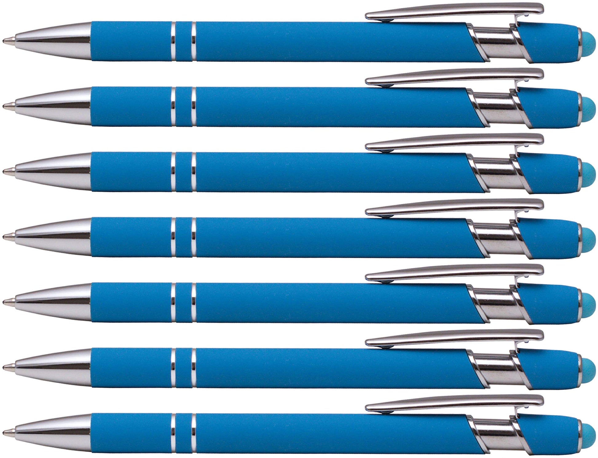 Express Pencils Rubberized Soft Touch | Burst of Color | Ballpoint Pen with Stylus Tip a stylish