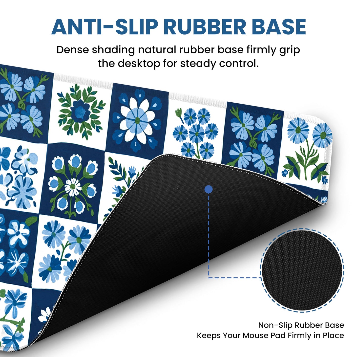 ZapDesk Large Desk Mat, Extended Mouse Pad for Desktop, 31.5" x 11.8"