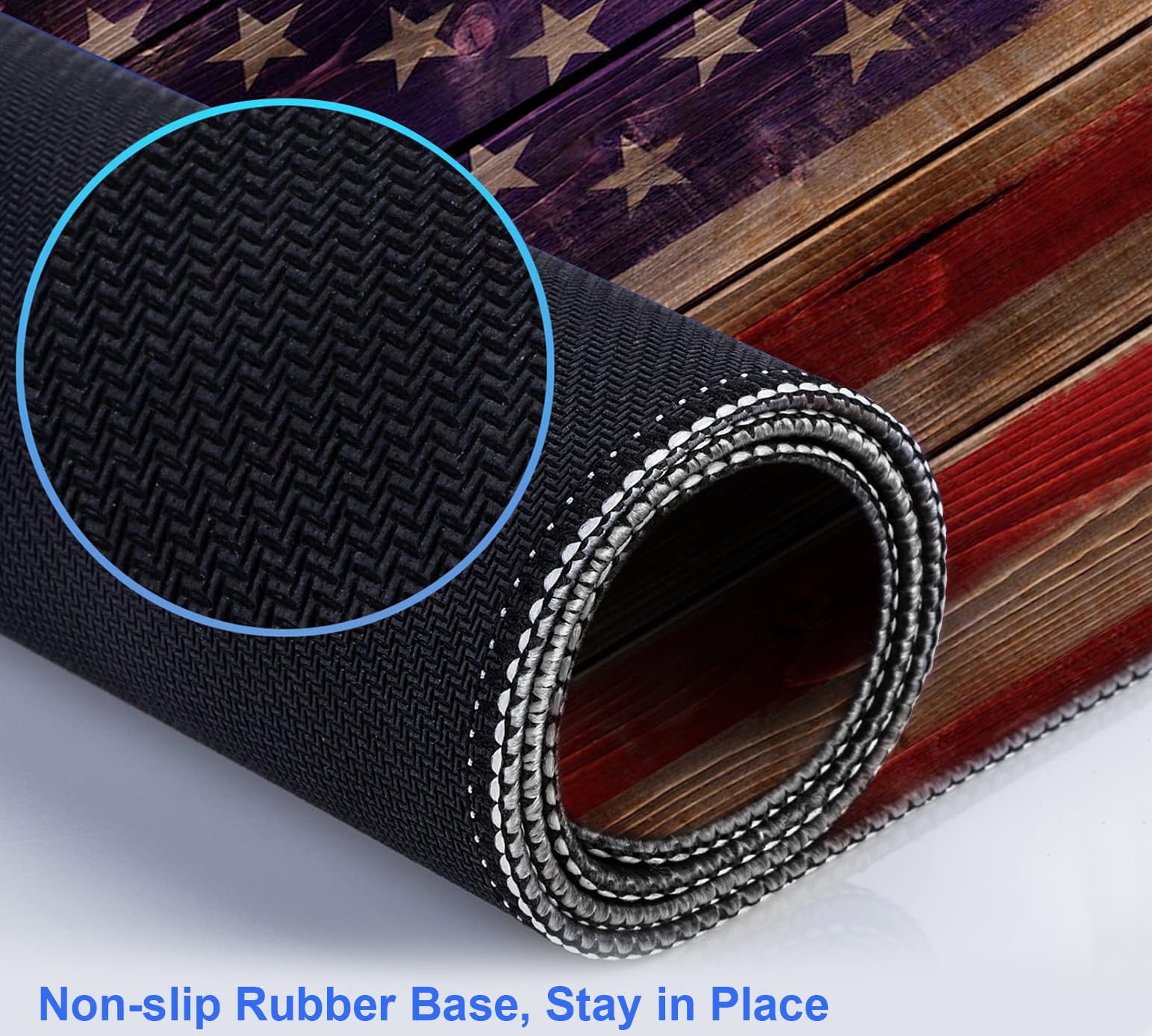 American Flag Gaming Mouse Pad, Suitable for Office and Study Keyboard Pads