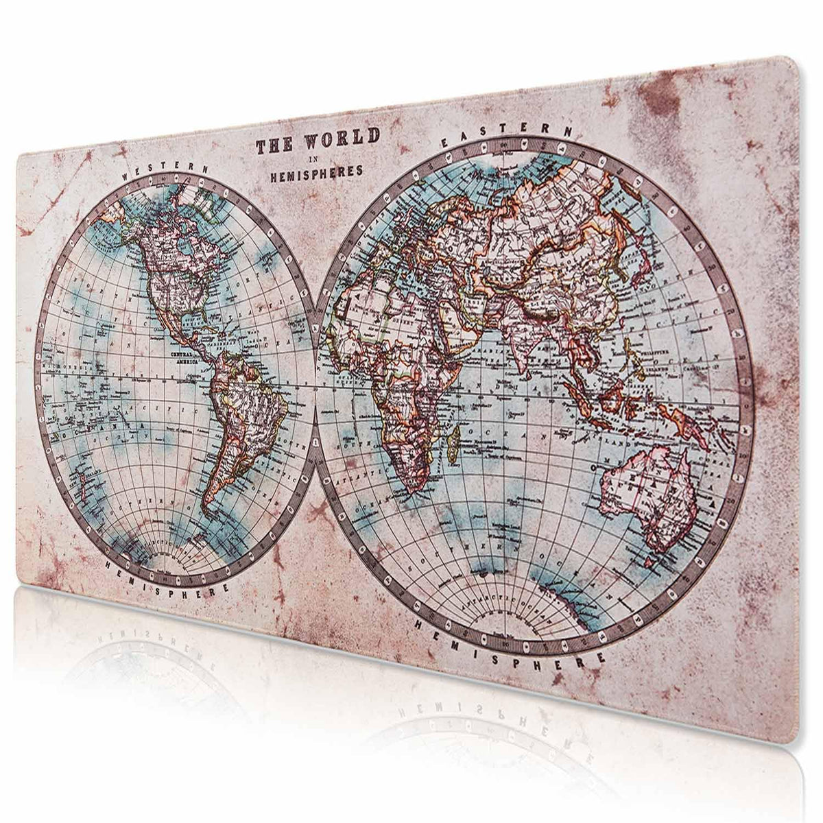 DOBAOJIA Map Mouse Pad, Large Extended Mouse Pad Keyboard XXL 31.5” x 15.8”