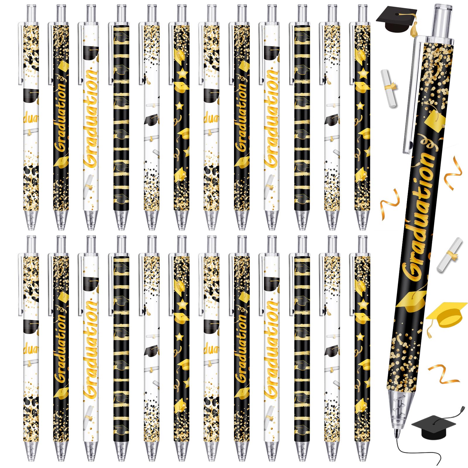 Leinuosen 120 Pieces 2026 Graduation Pen Bulk Class of 2026 Gifts Graduation Ballpoint Pens